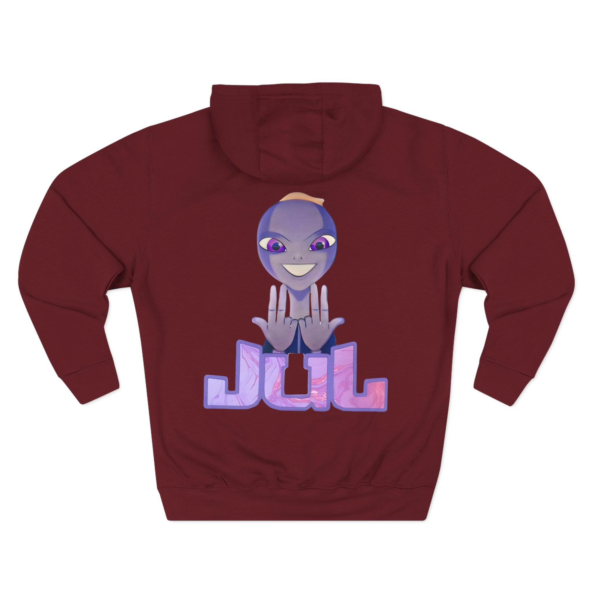 Jul Three-Panel Fleece Hoodie