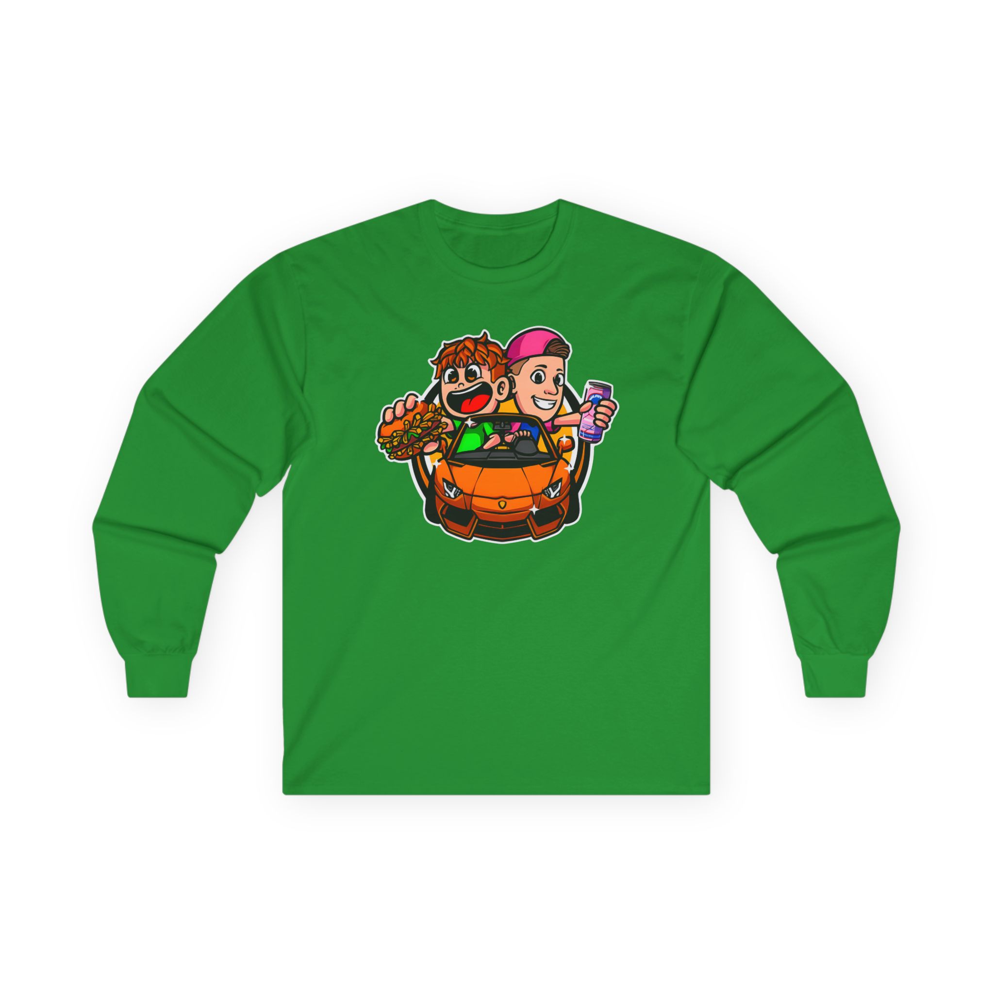 Burger Pommes Unisex Ultra Cotton Long Sleeve Tee