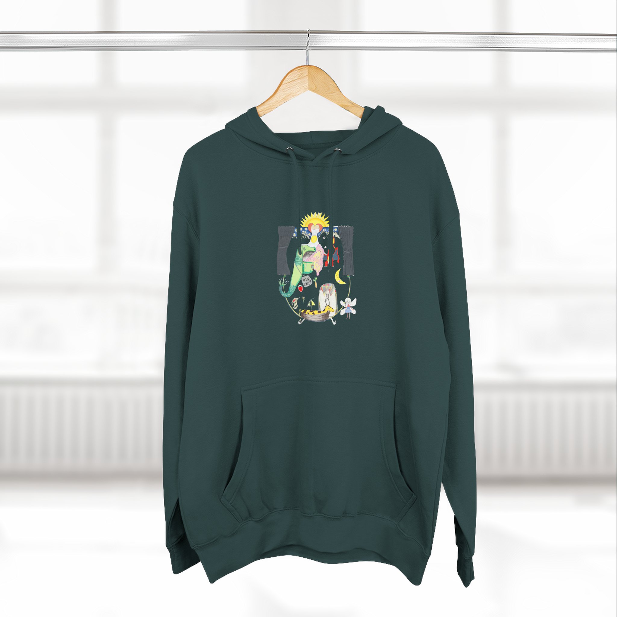 Adrianne Lenker the Goat Boat Three-panel Fleece Hoodie