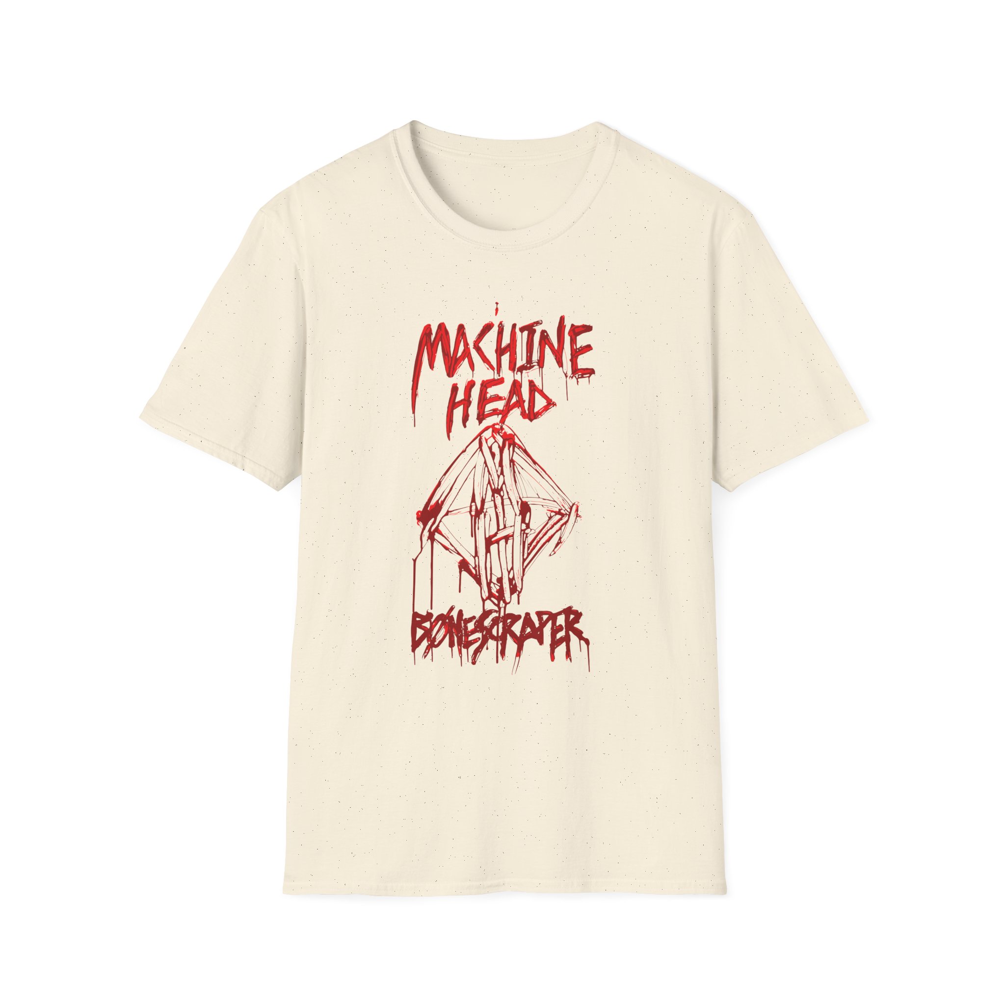 Machine Head Bønescraper Unisex Softstyle T-Shirt
