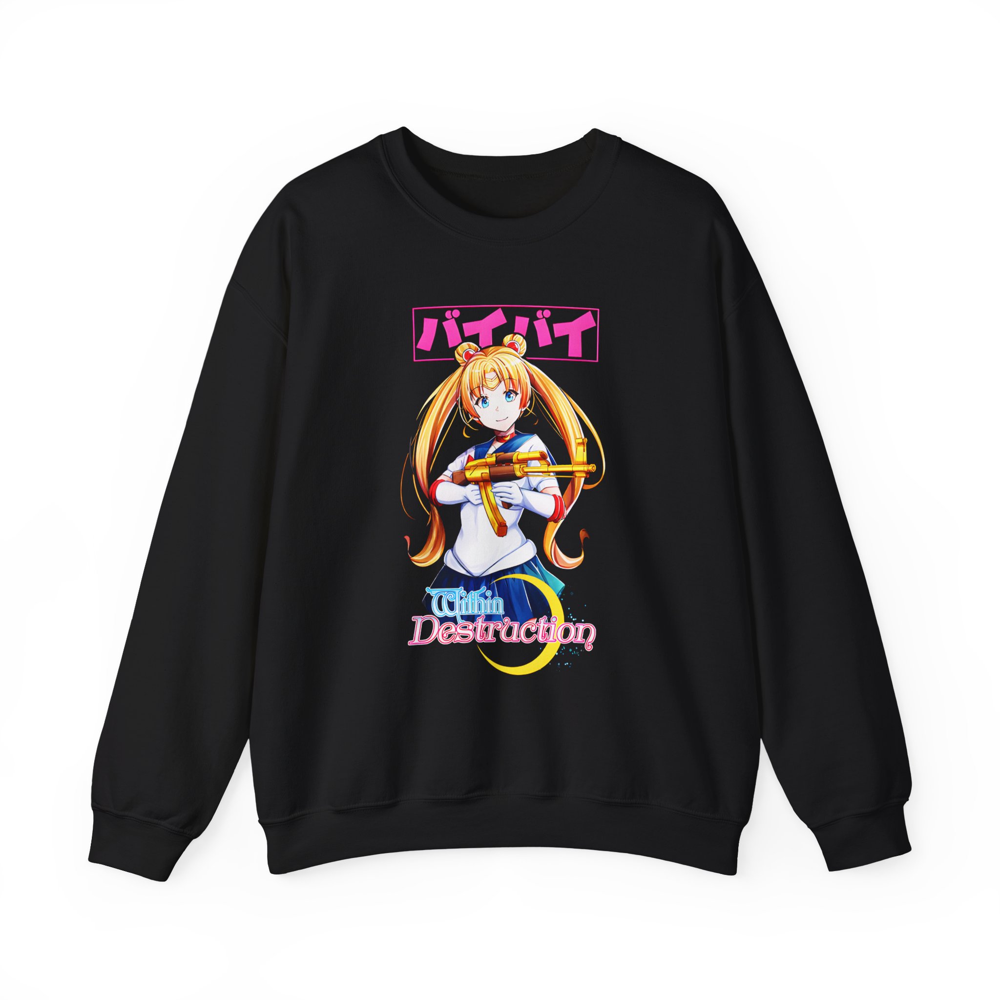Within Destruction Sailor Moon Unisex Heavy Blend Crewneck Sweatshirt