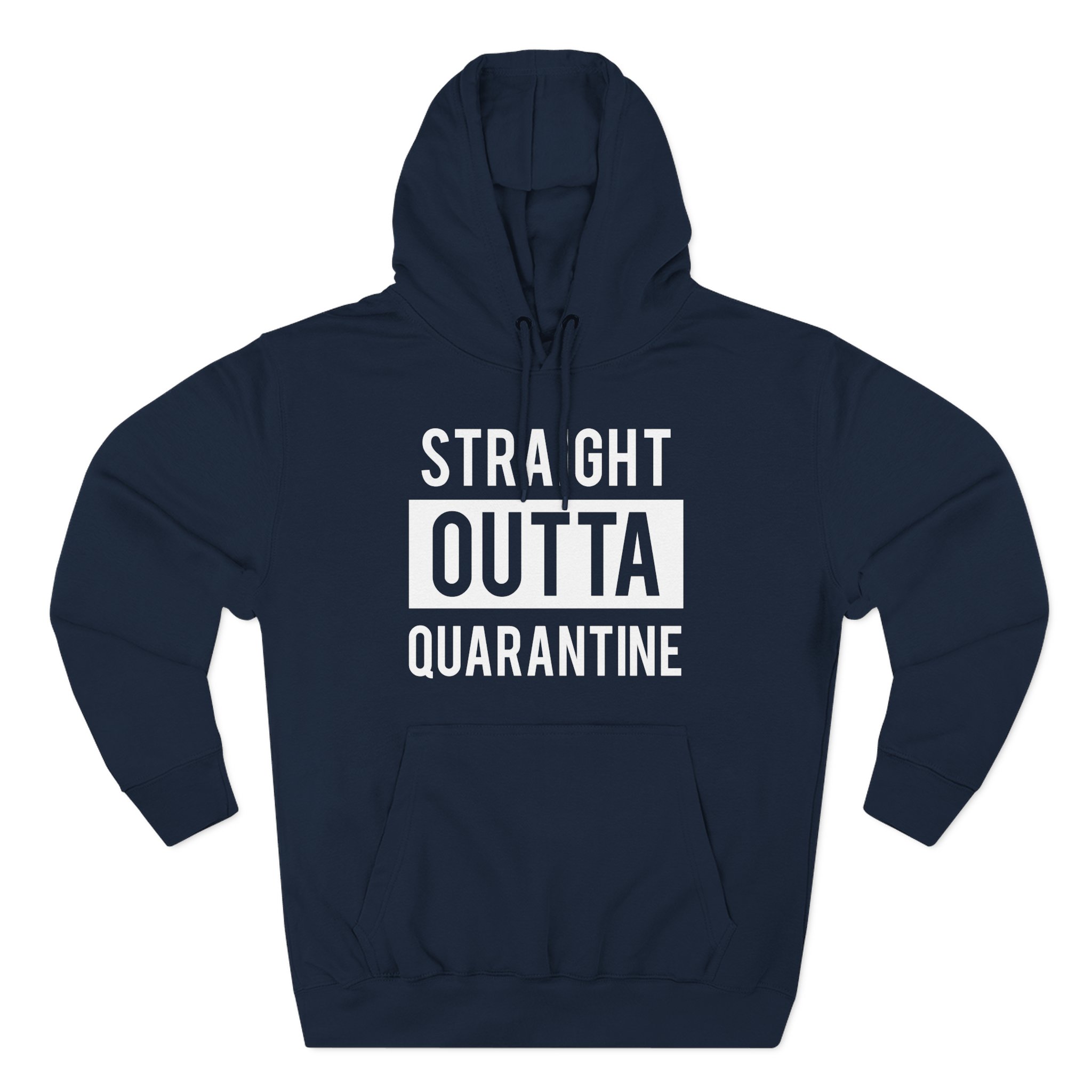 NWA Straight Outta Quarantine Three-Panel Fleece Hoodie