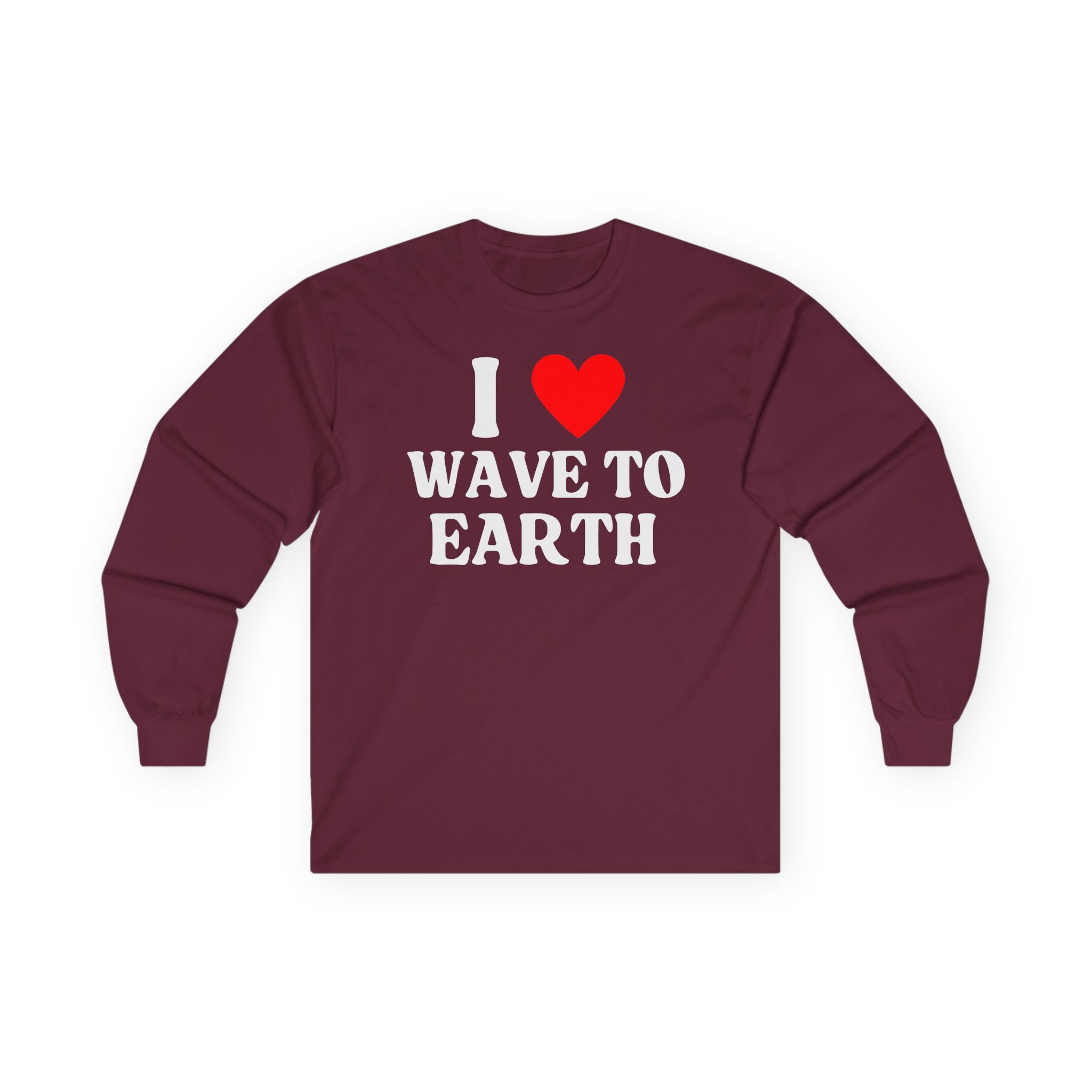 I Love Wave to Earth Unisex Ultra Cotton Long Sleeve Tee