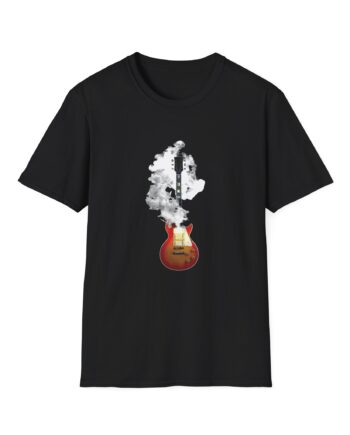 Ace Frehley Smoking Guitar Unisex Softstyle T-shirt
