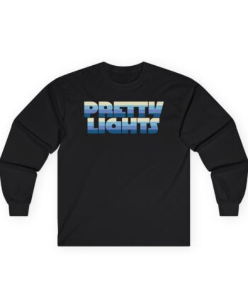 Pretty Lights Striped Logo Unisex Ultra Cotton Long Sleeve Tee