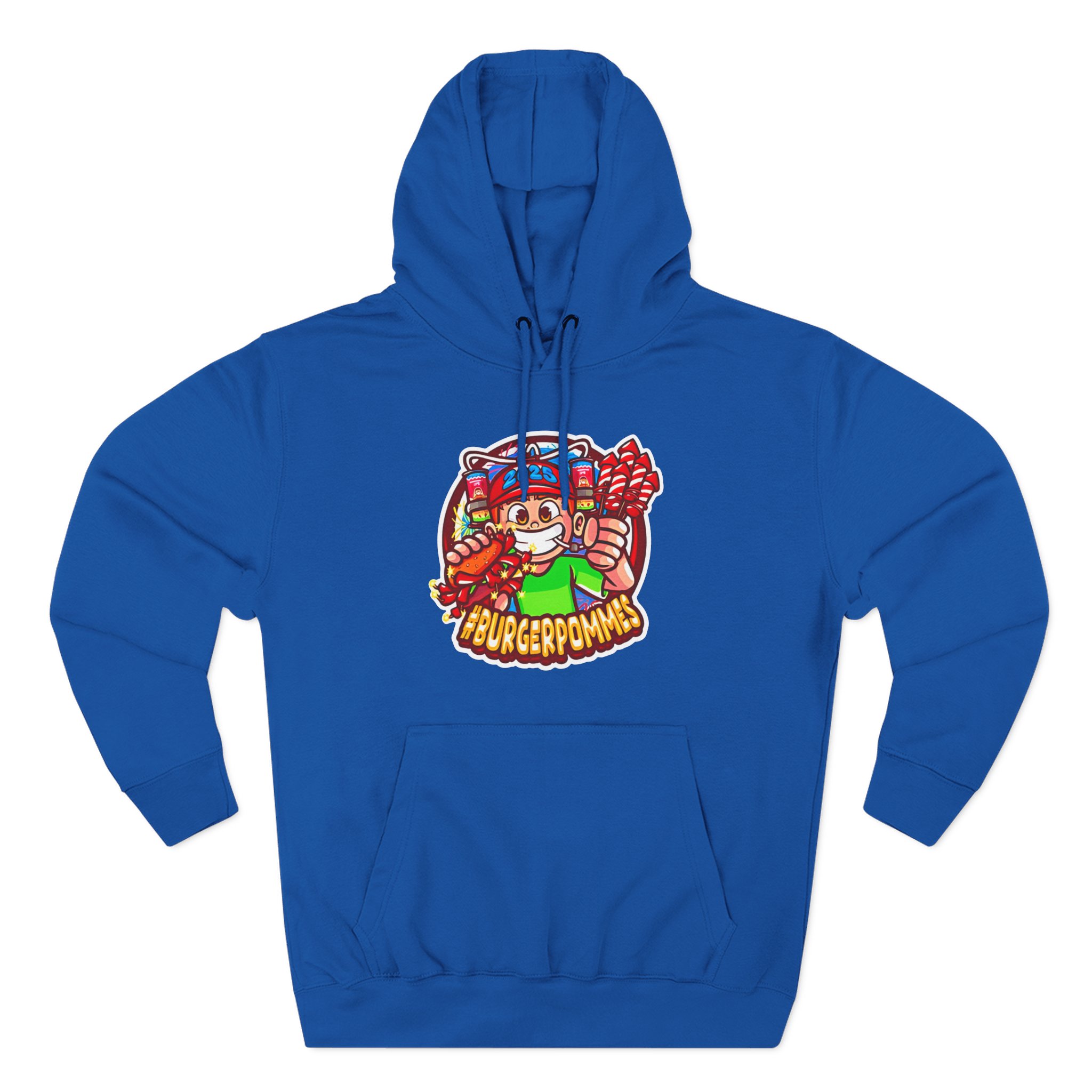 Burger Pommes Three-Panel Fleece Hoodie