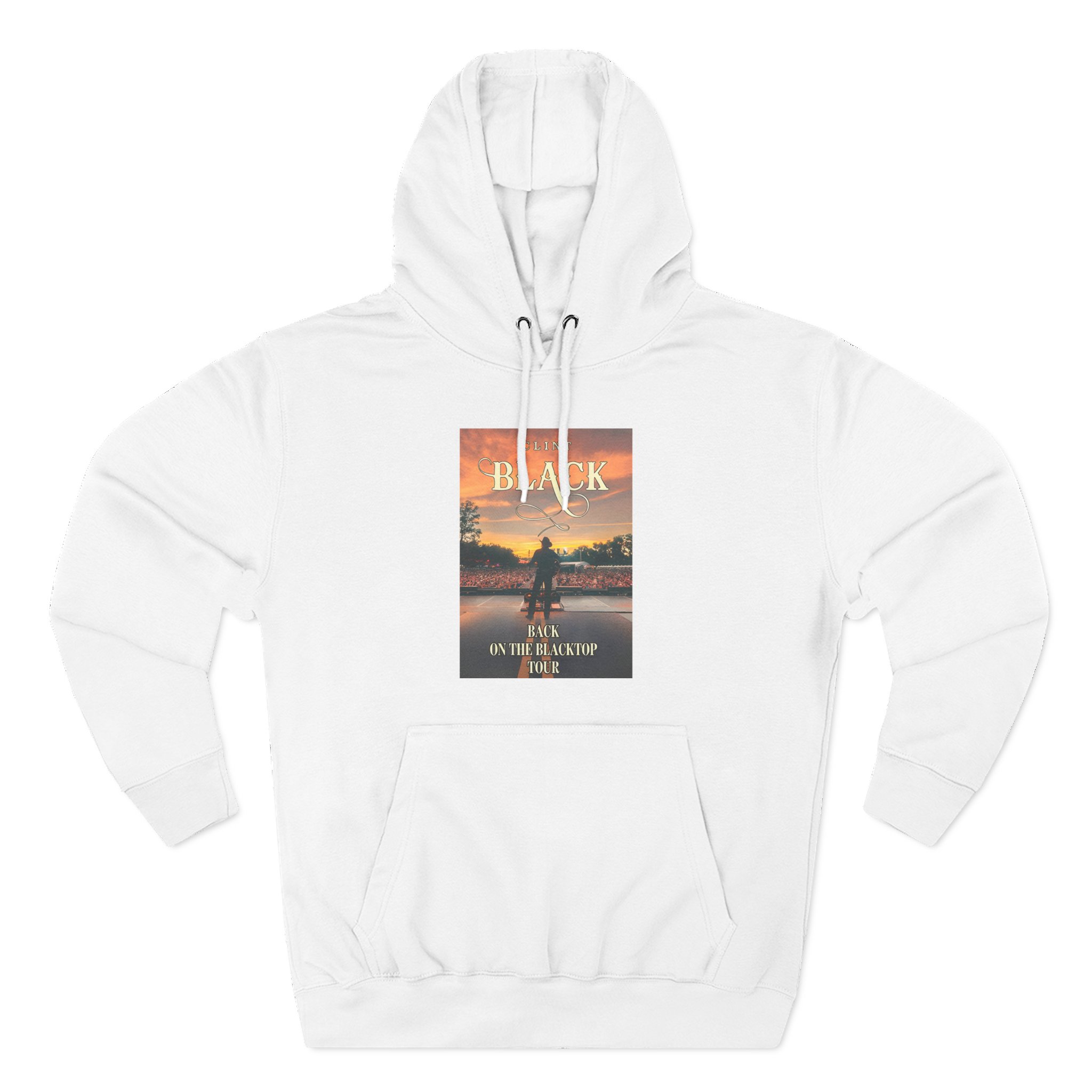 Clint Black Blacktop Three-Panel Fleece Hoodie