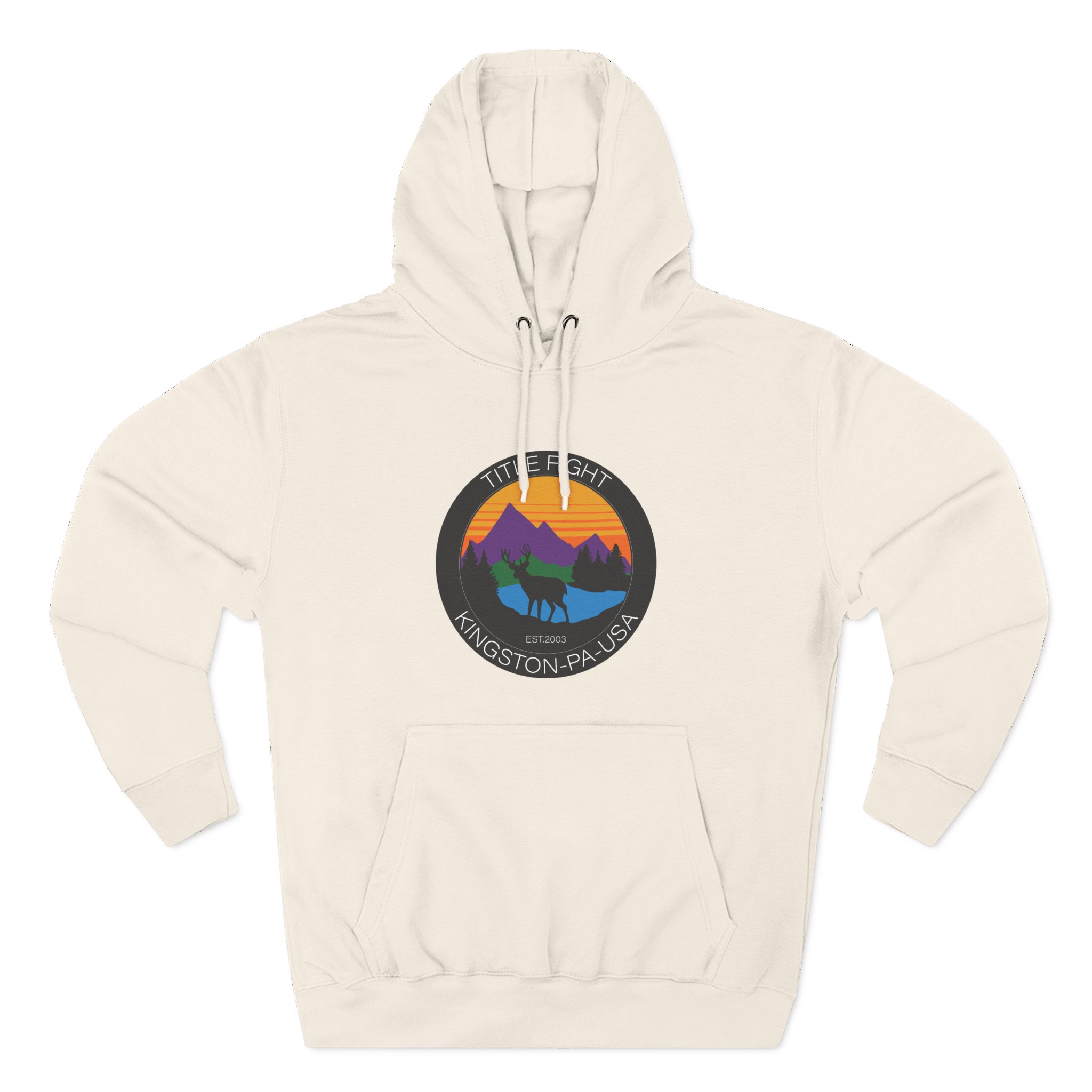 Title Fight "Deer" Three-Panel Fleece Hoodie
