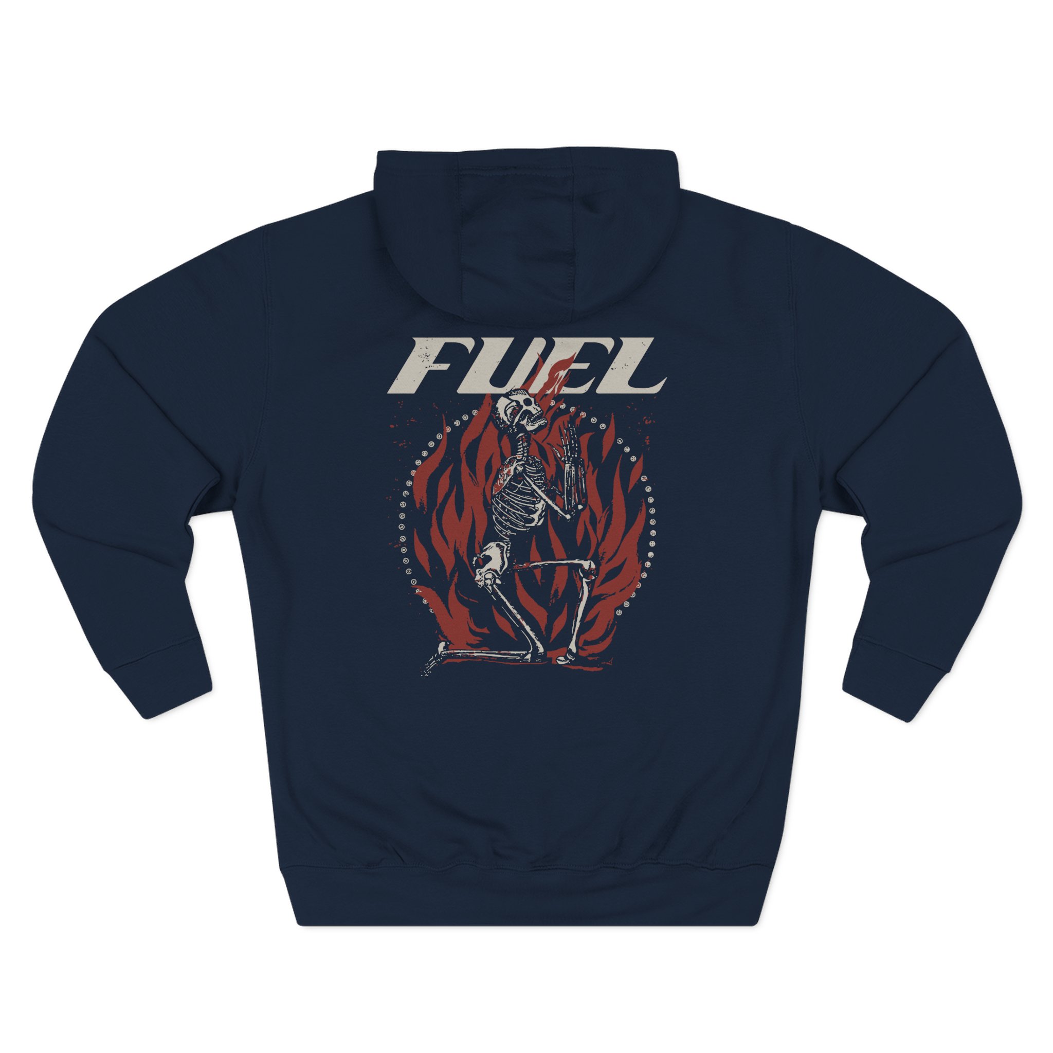 Fuel Camo "Flame Prayer" Three-Panel Fleece Hoodie