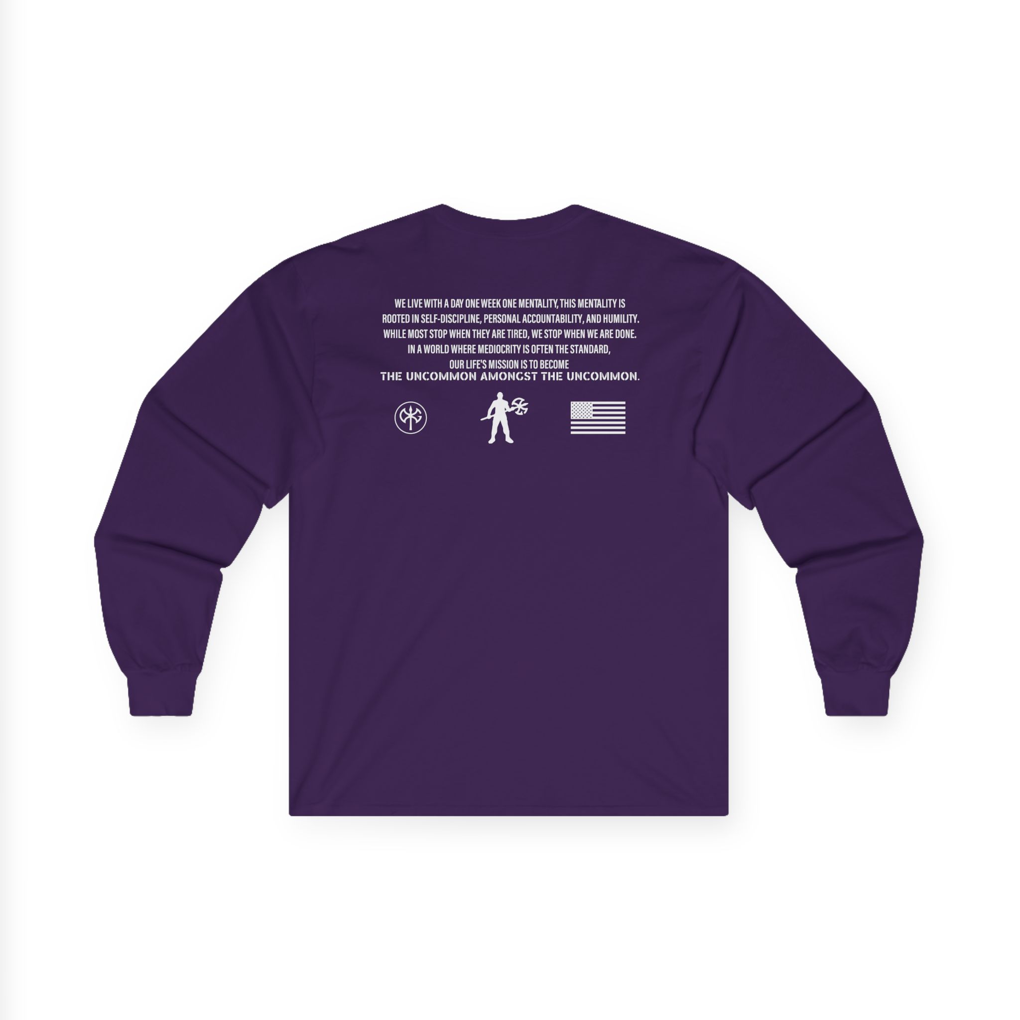 David Goggins Ethos Slogan Unisex Ultra Cotton Long Sleeve Tee