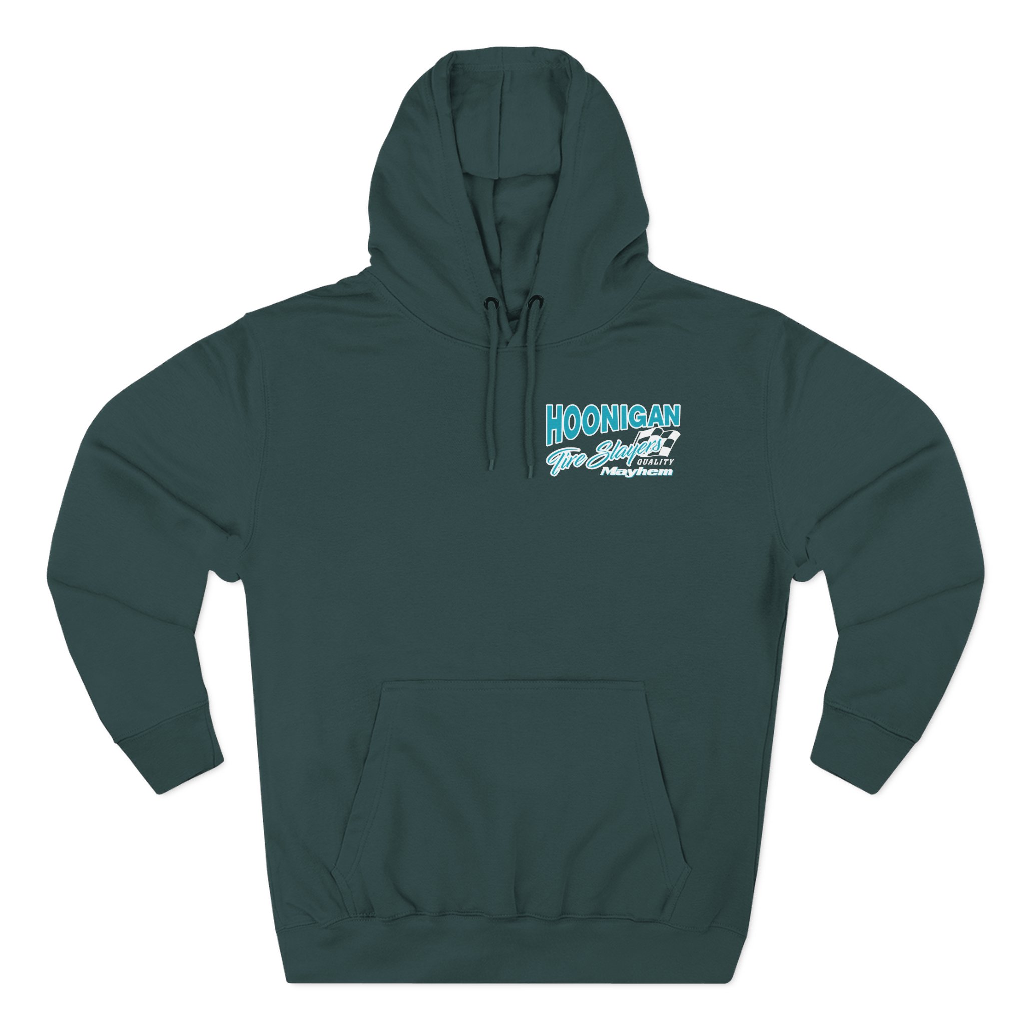 Ken Block Hoonigan 86 Tire Slayers Three-Panel Fleece Hoodie
