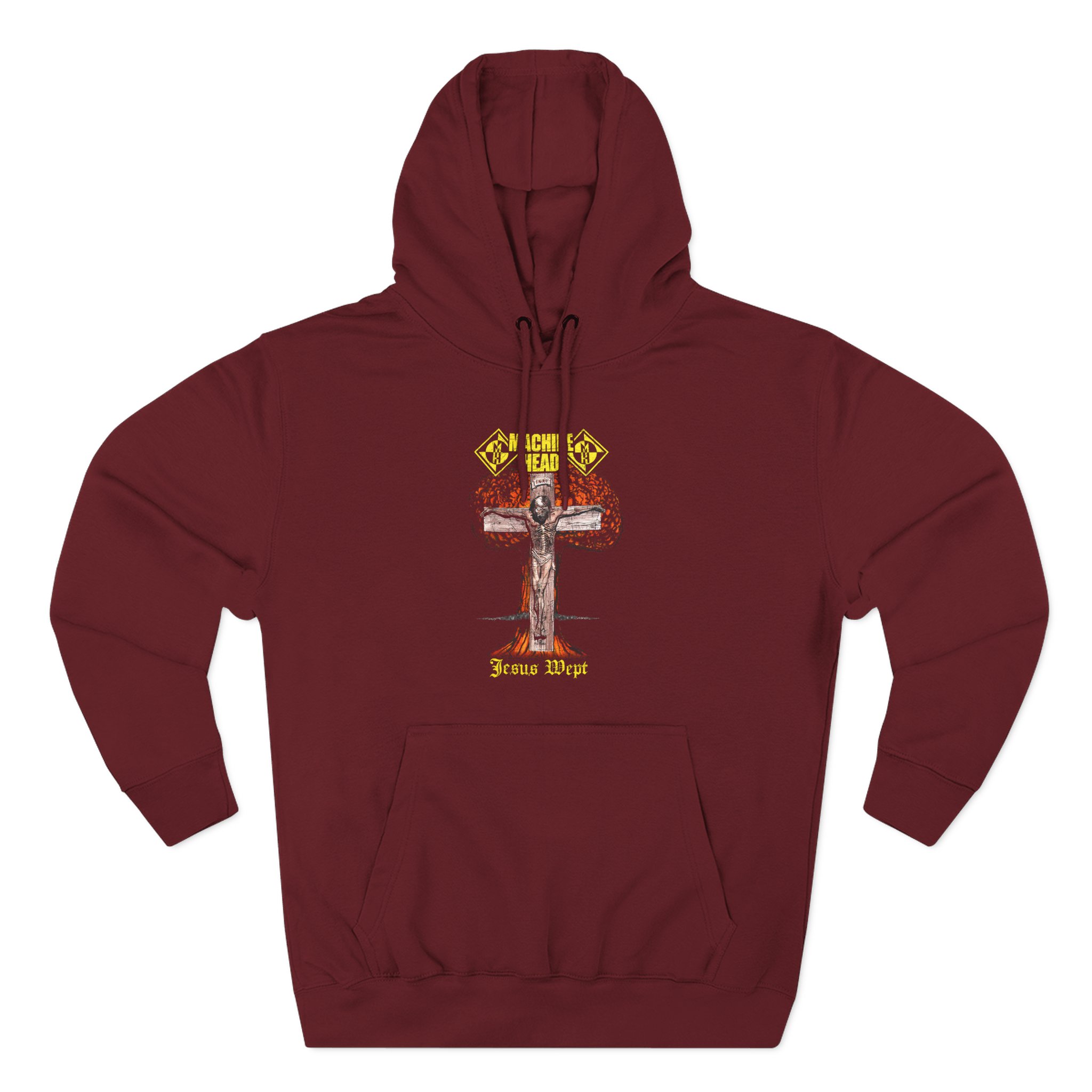 Machine Head Jesus Wept Three-Panel Fleece Hoodie