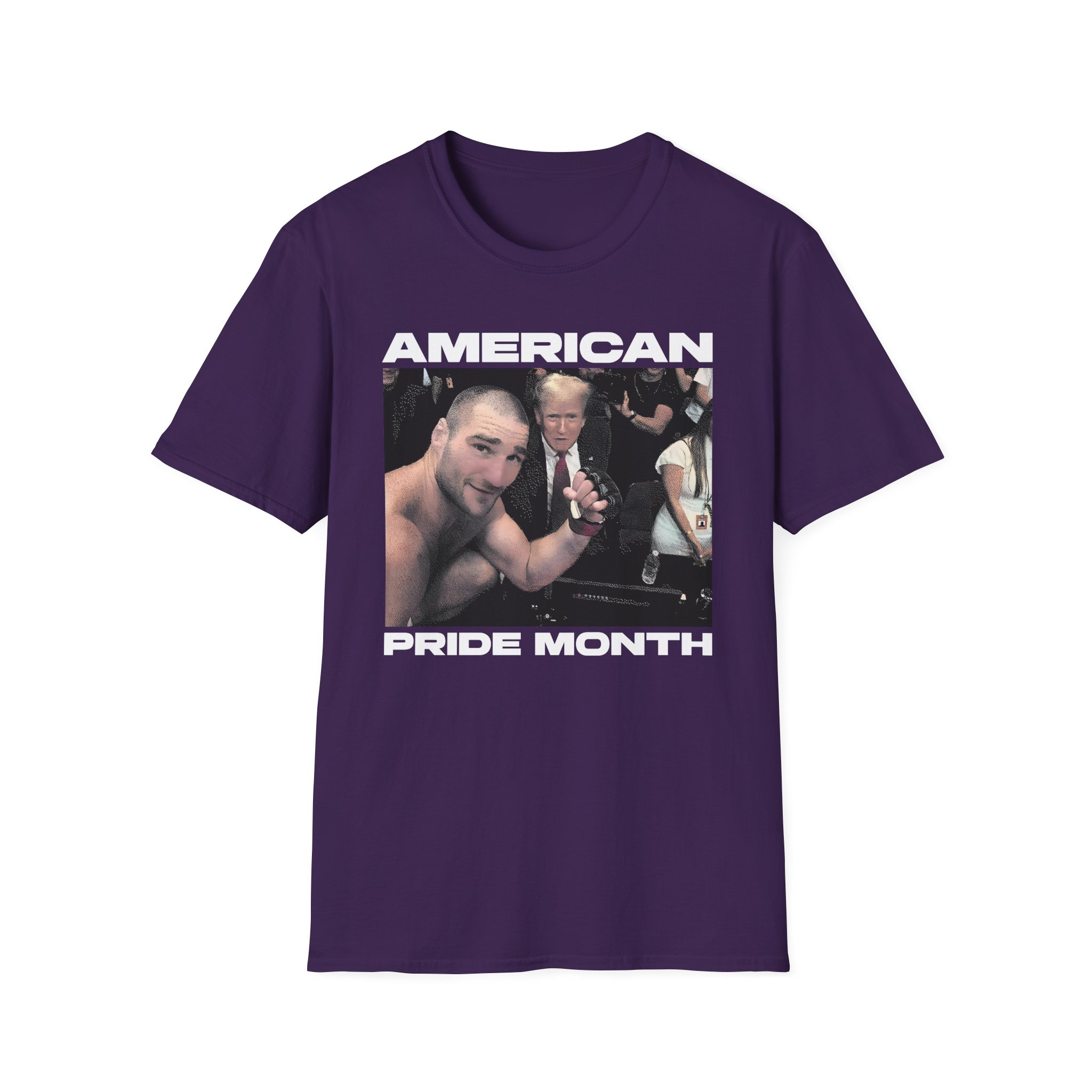 Sean Strickland American Pride Month Unisex Softstyle T-Shirt