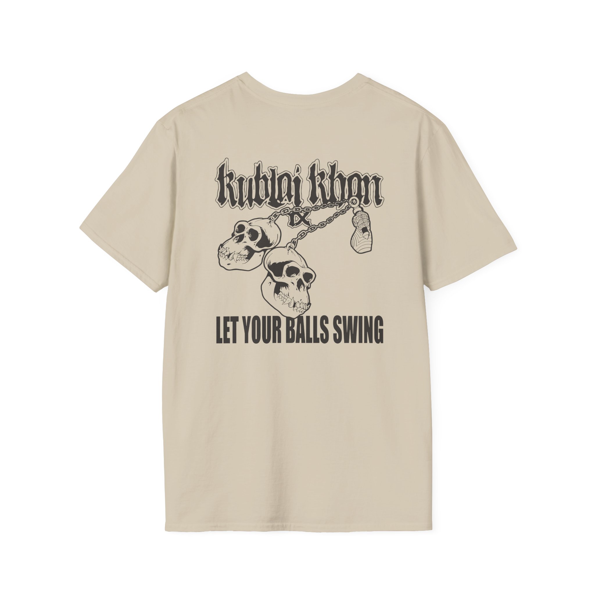 Kublai Khan - Let Your Balls Swing Unisex Softstyle T-Shirt