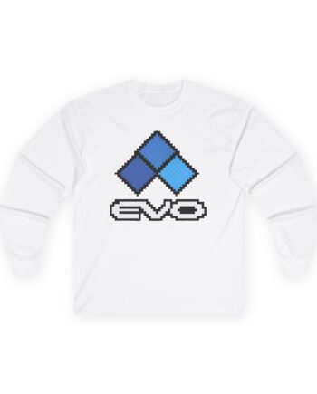 Evo 8 Bit Logo Returns Unisex Ultra Cotton Long Sleeve Tee