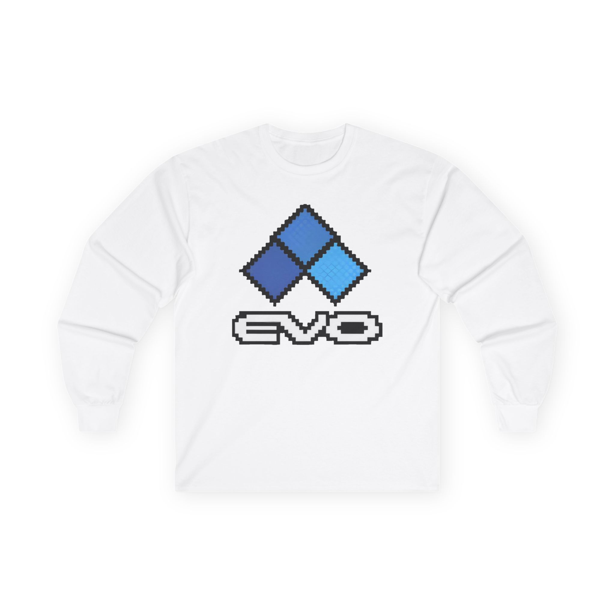 Evo 8 Bit Logo Returns Unisex Ultra Cotton Long Sleeve Tee
