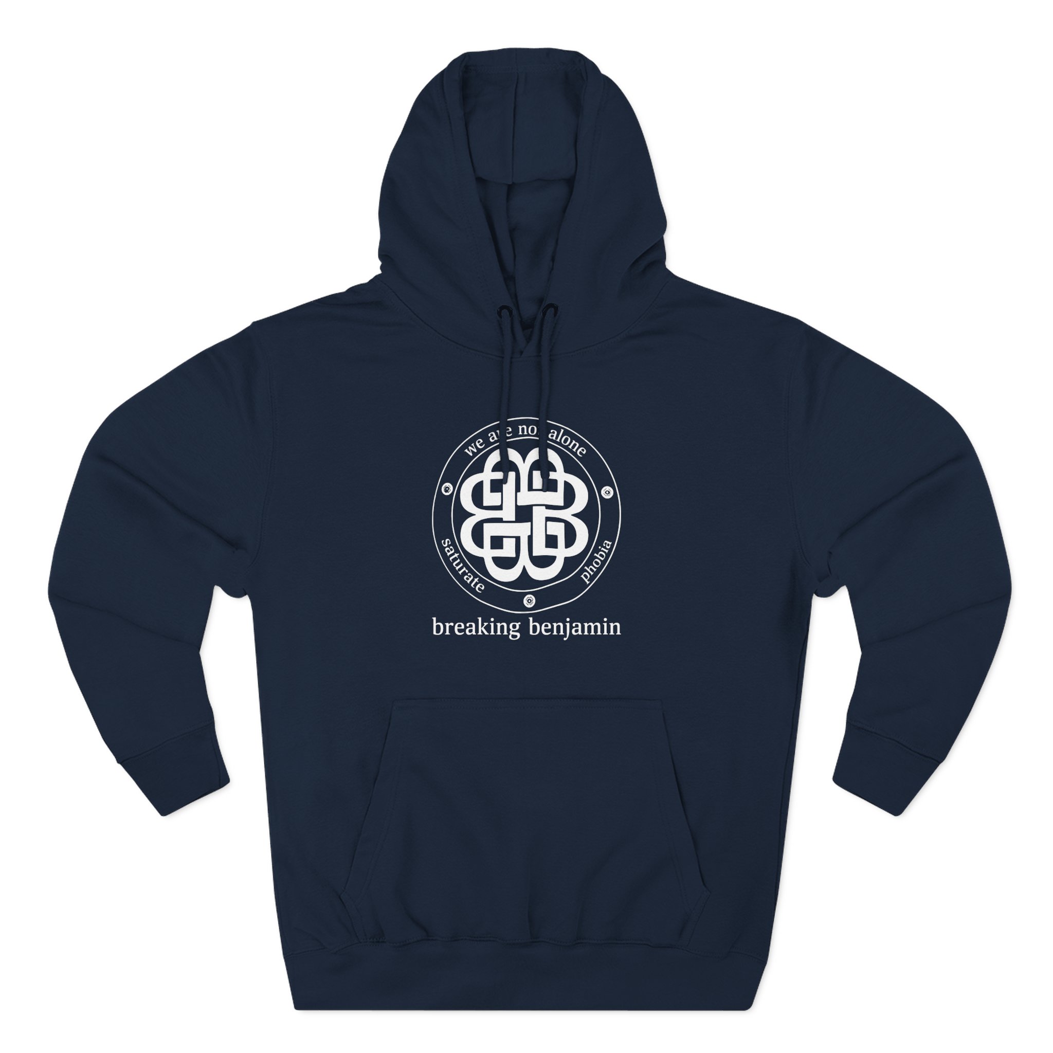Breaking Benjamin Legacy Logo Three-Panel Fleece Hoodie