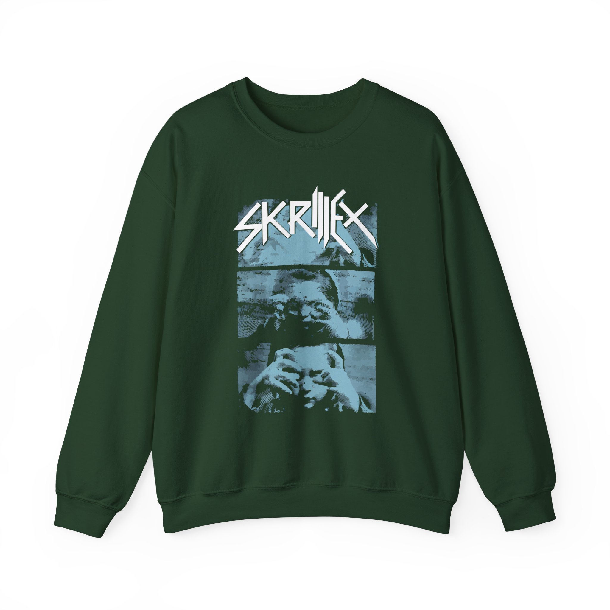 Skrillex Graphic Unisex Heavy Blendâ„¢ Crewneck Sweatshirt