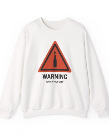 Summit1g Warning Watch Your Step Unisex Heavy Blend™ Crewneck Sweatshirt
