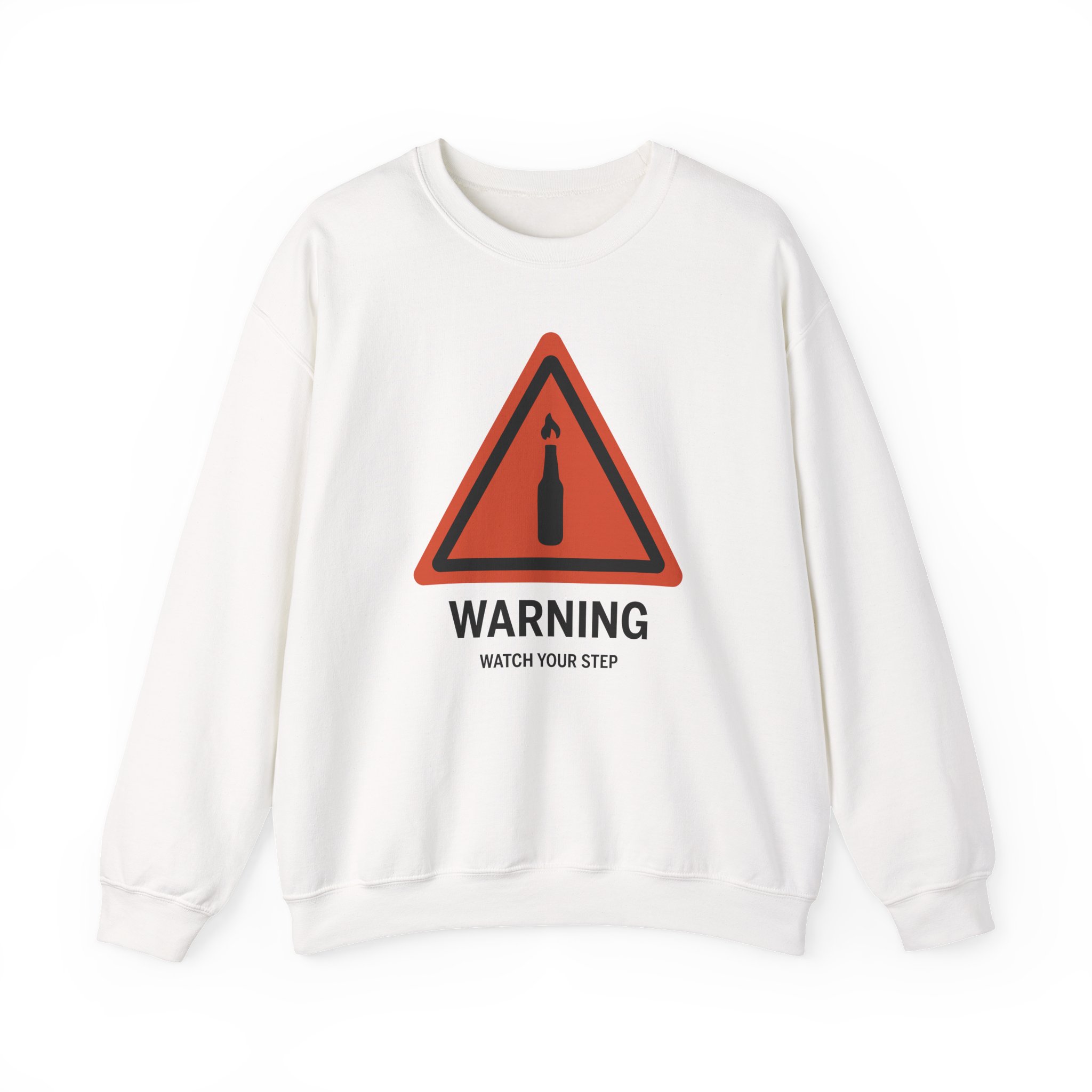 Summit1g Warning Watch Your Step Unisex Heavy Blendâ„¢ Crewneck Sweatshirt