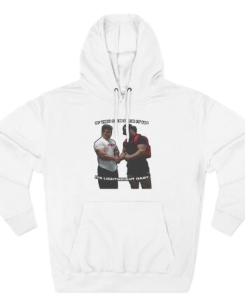 Tren Twins Lightweight Three-Panel Fleece Hoodie