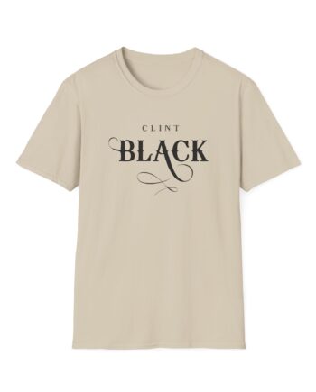 Clint Black Logo Espresso Unisex Softstyle T-Shirt