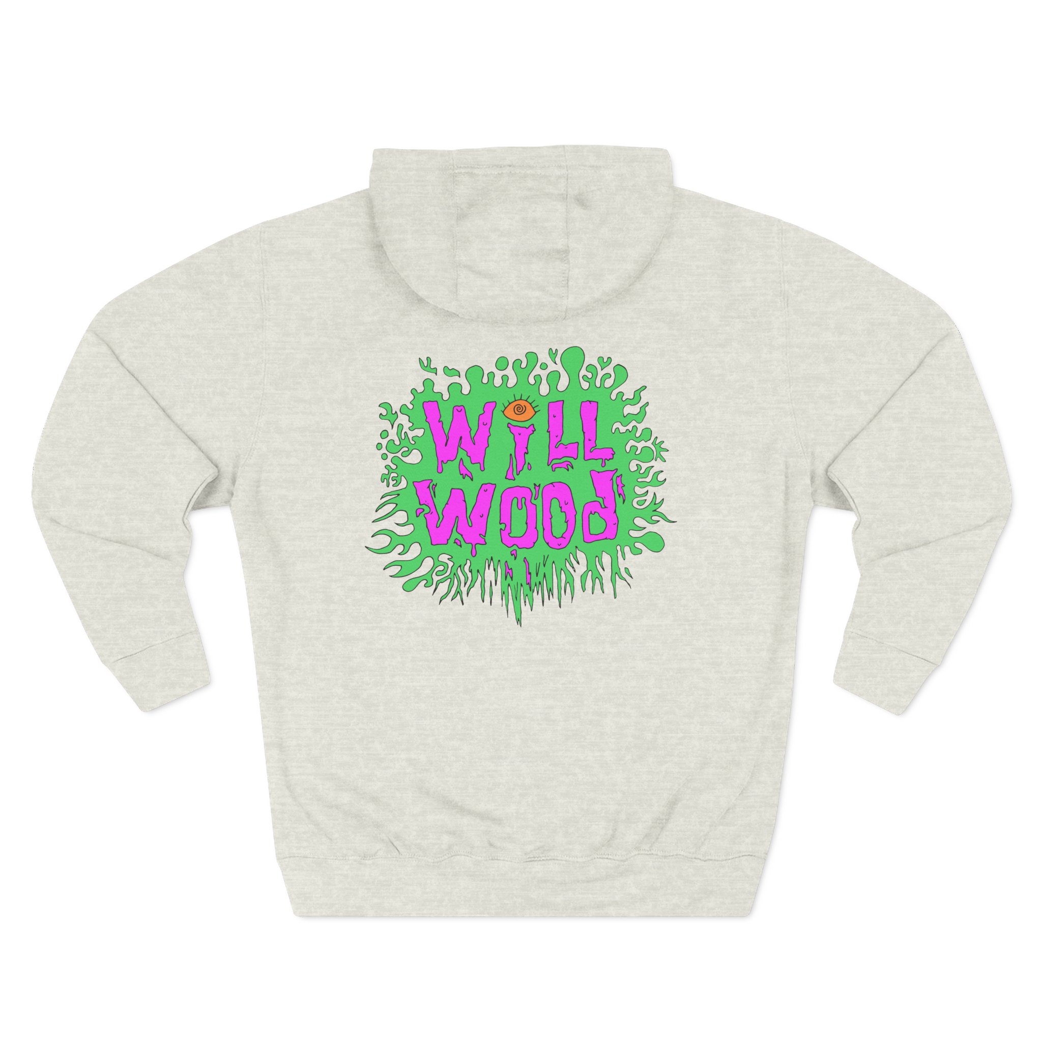 Will Wood Death of the Author Three-Panel Fleece Hoodie