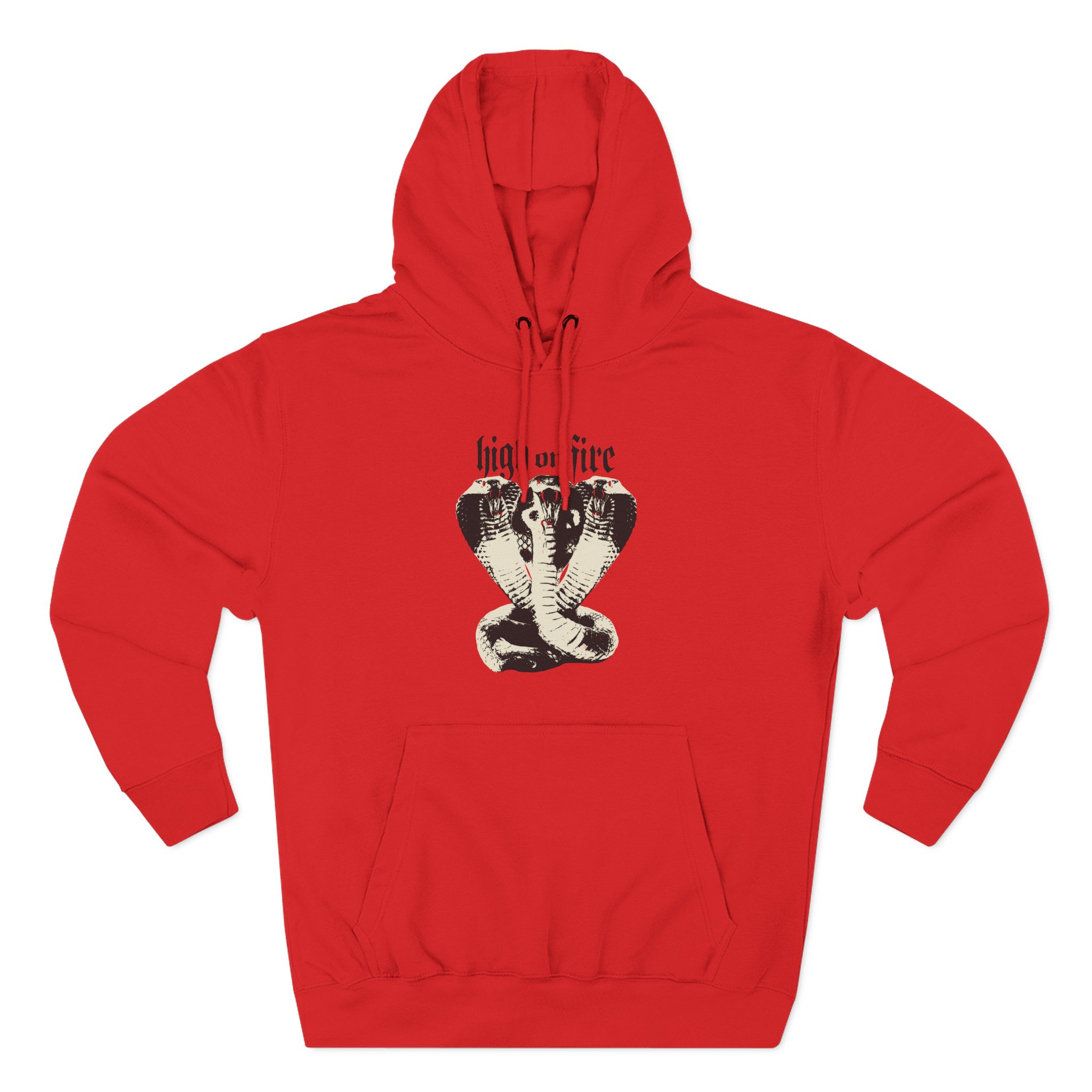 High on Fire Branca Snakes Three-Panel Fleece Hoodie