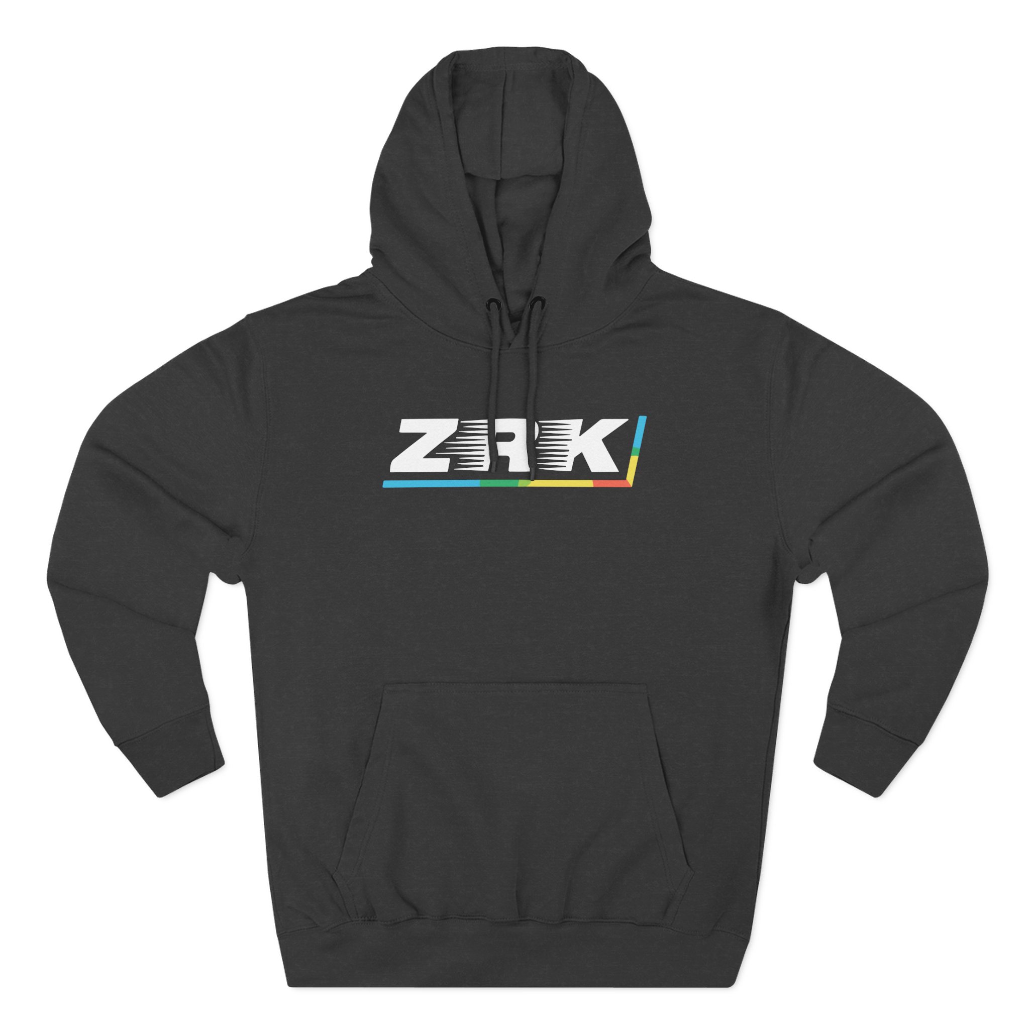 Zerkaa Three-Panel Fleece Hoodie