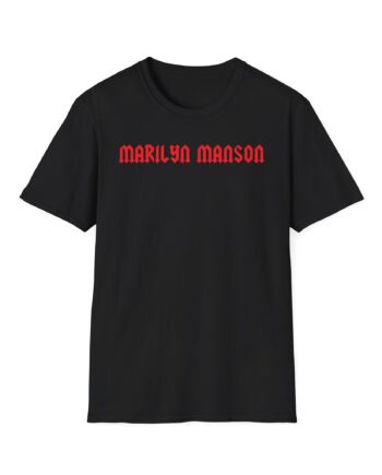 Marilyn Manson Little Cross Photo Unisex Softstyle T-Shirt