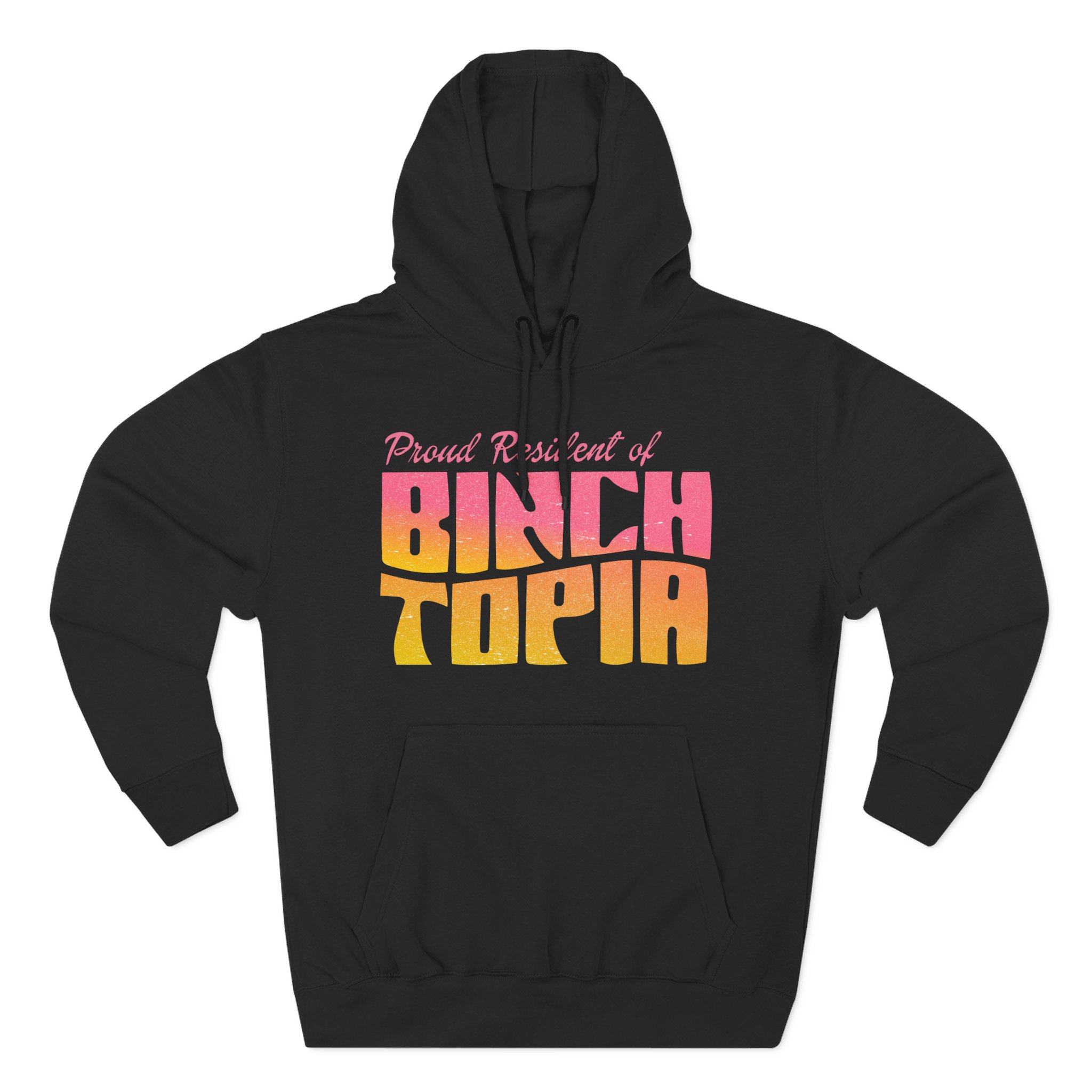 Binchtopia Three-Panel Fleece Hoodie