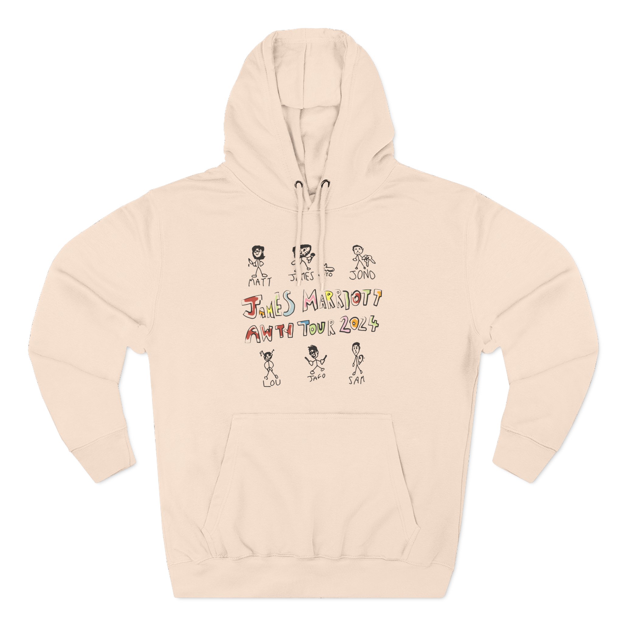 2024 James Marriott Three-Panel Fleece Hoodie