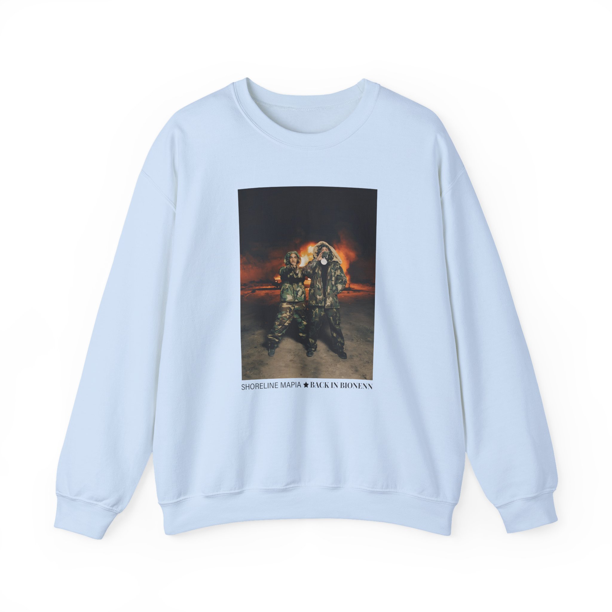 Shoreline Mafia Back in Bidness Unisex Heavy Blendâ„¢ Crewneck Sweatshirt