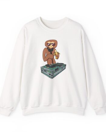Spoonkid Dj Monke Unisex Heavy Blend™ Crewneck Sweatshirt