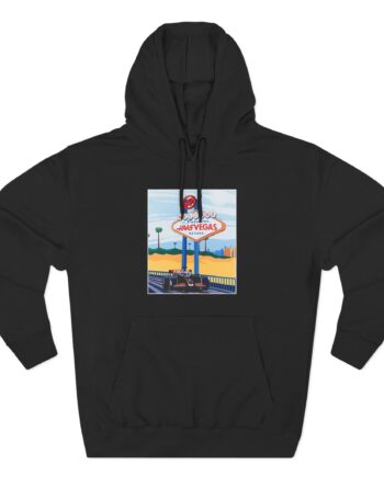 Haas F1 Las vegas Gp Three-Panel Fleece Hoodie