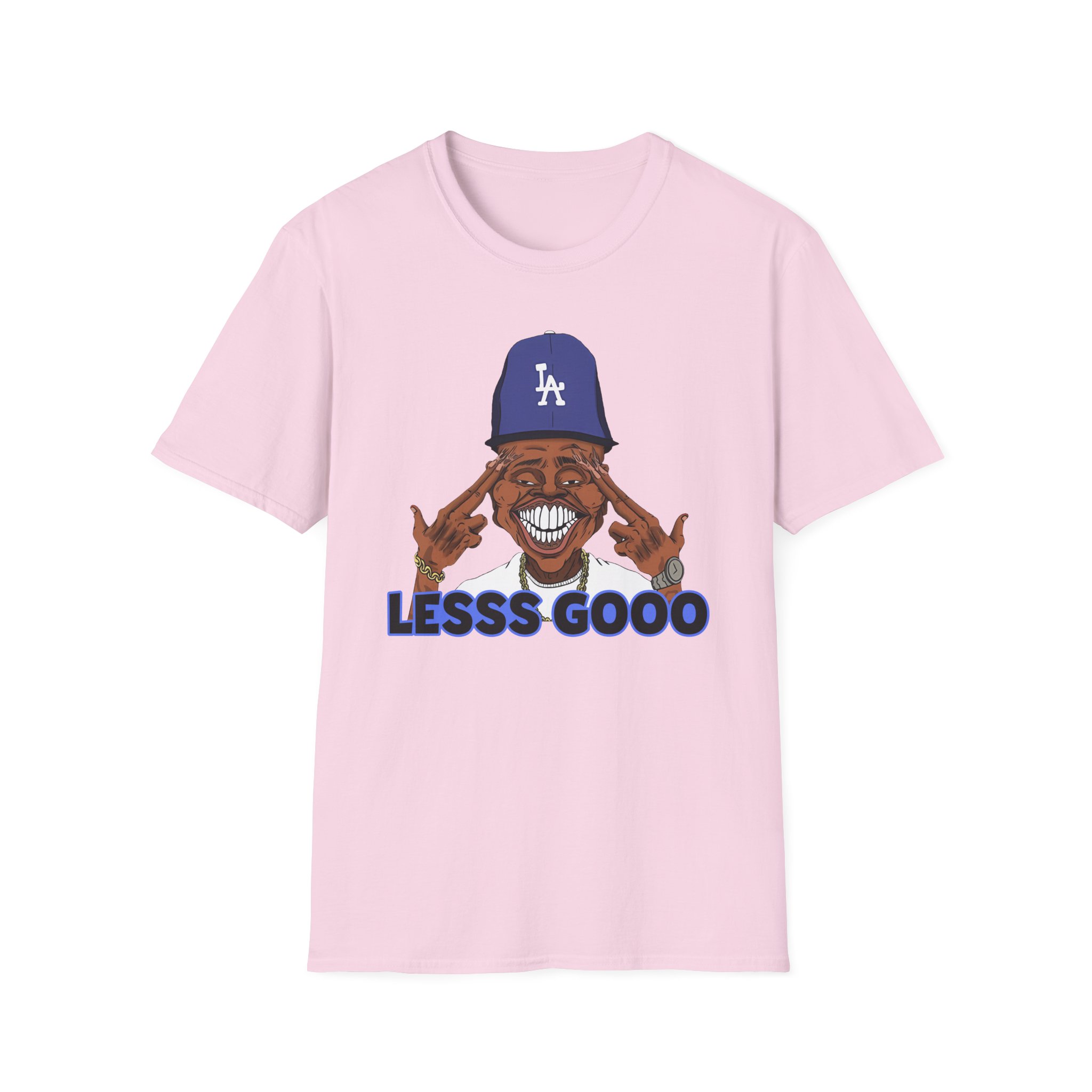 Papa Meat Lesss Gooo Unisex Softstyle T-Shirt