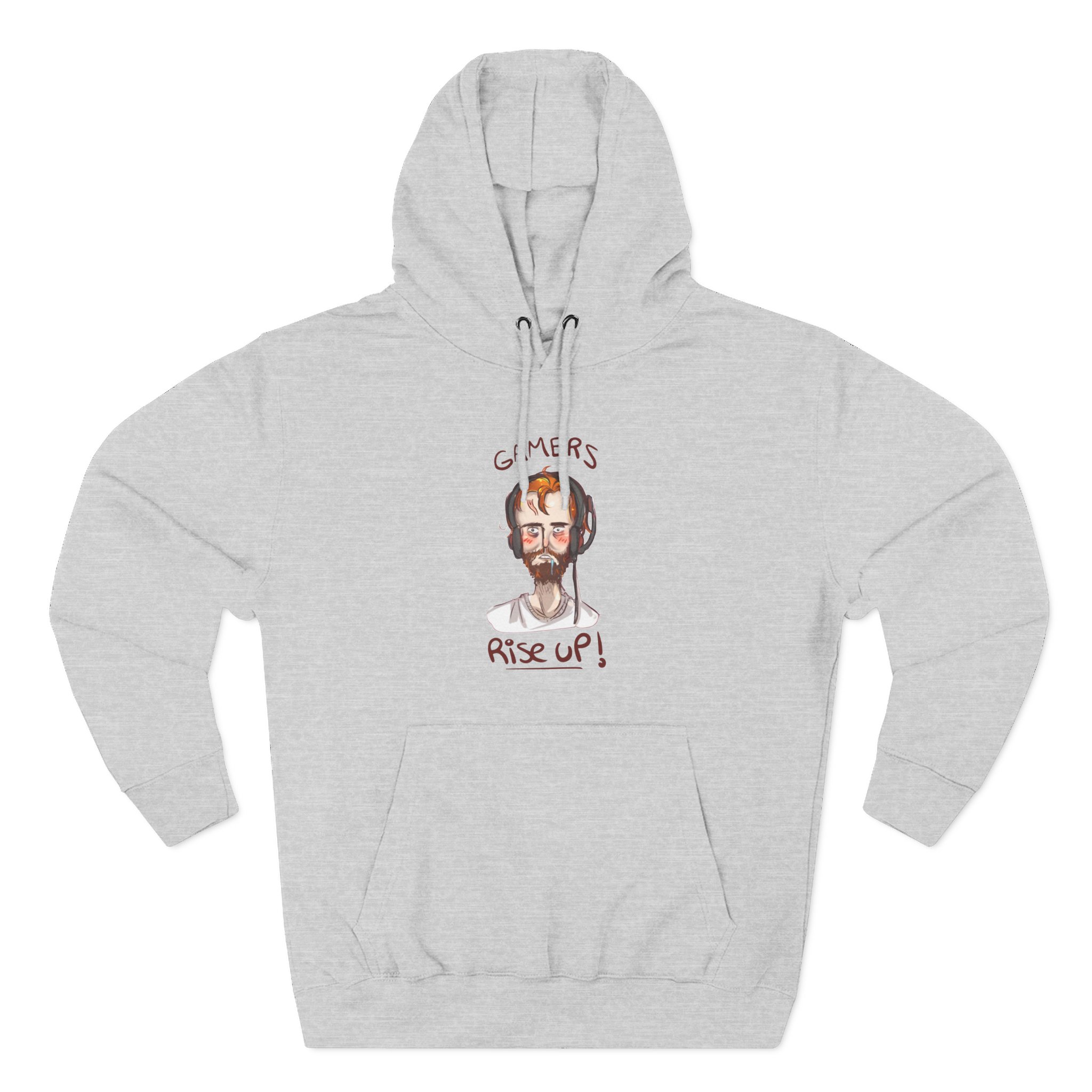 Asmongold Three-Panel Fleece Hoodie
