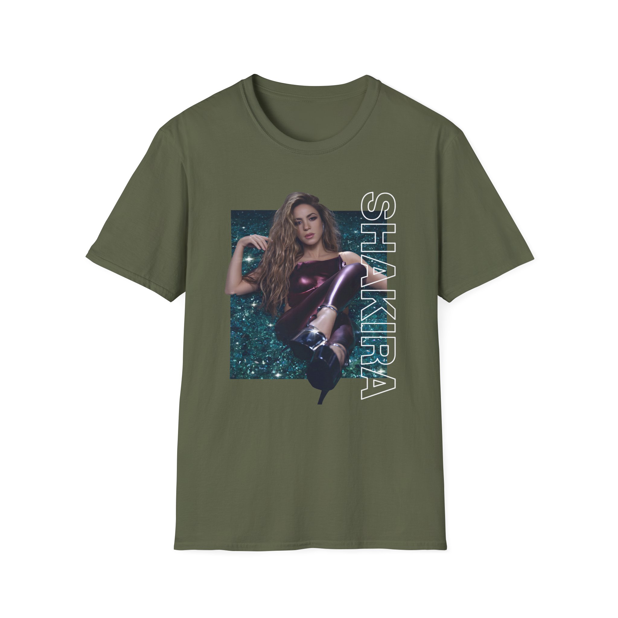 Shakira Emerald Unisex Softstyle T-Shirt