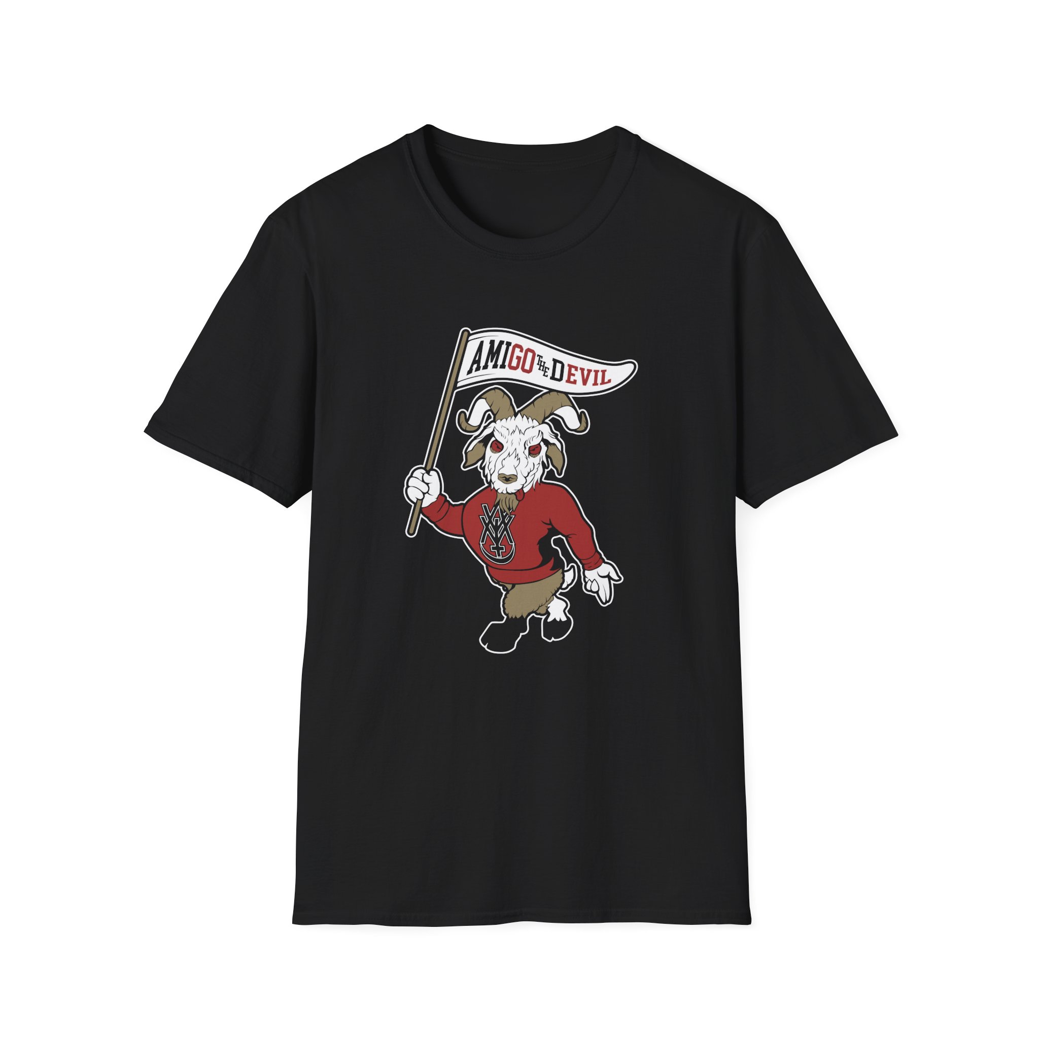 Amigo The Devil Go Evil Mascot Unisex Softstyle T-Shirt