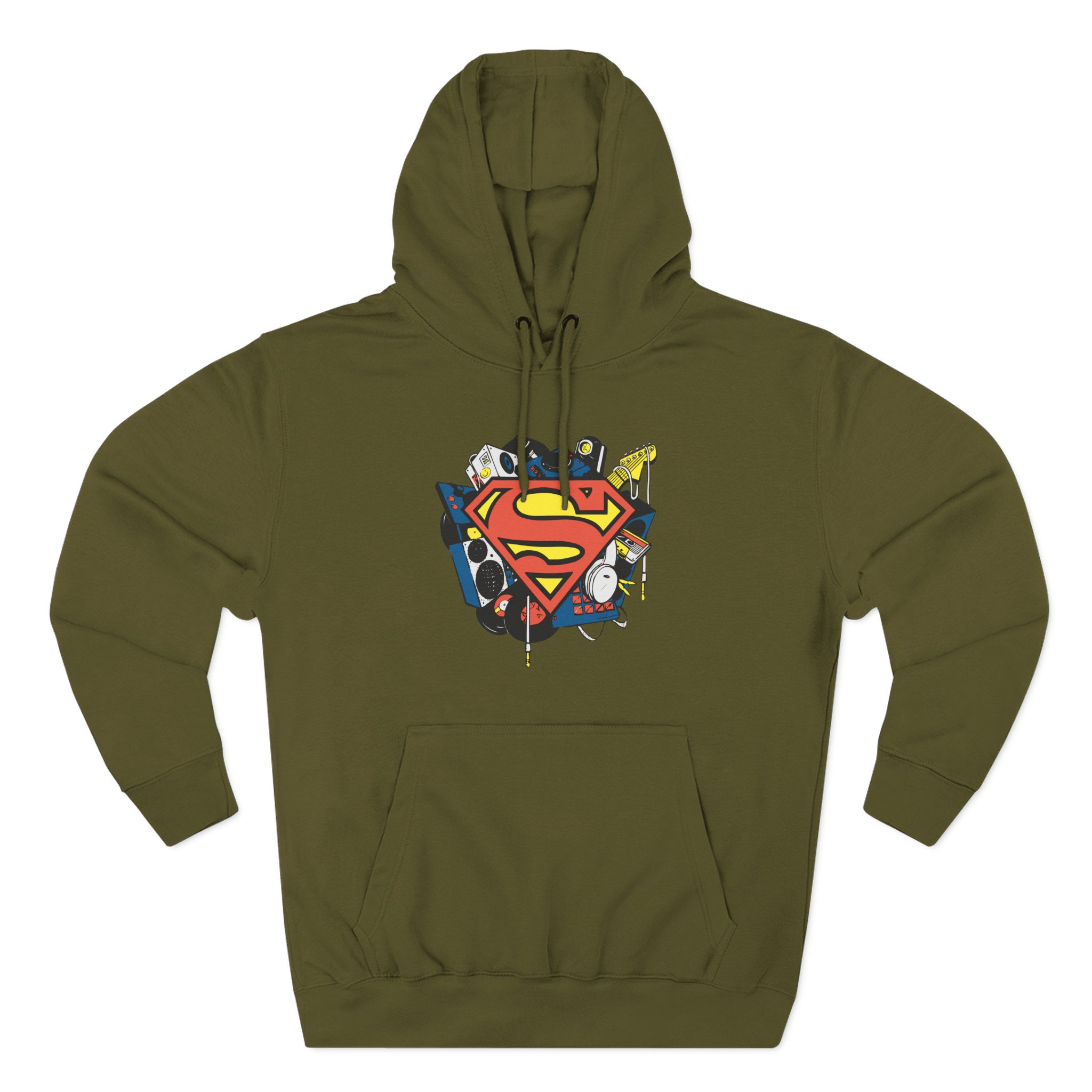 Kaskade X Superman Musician Three-Panel Fleece Hoodie