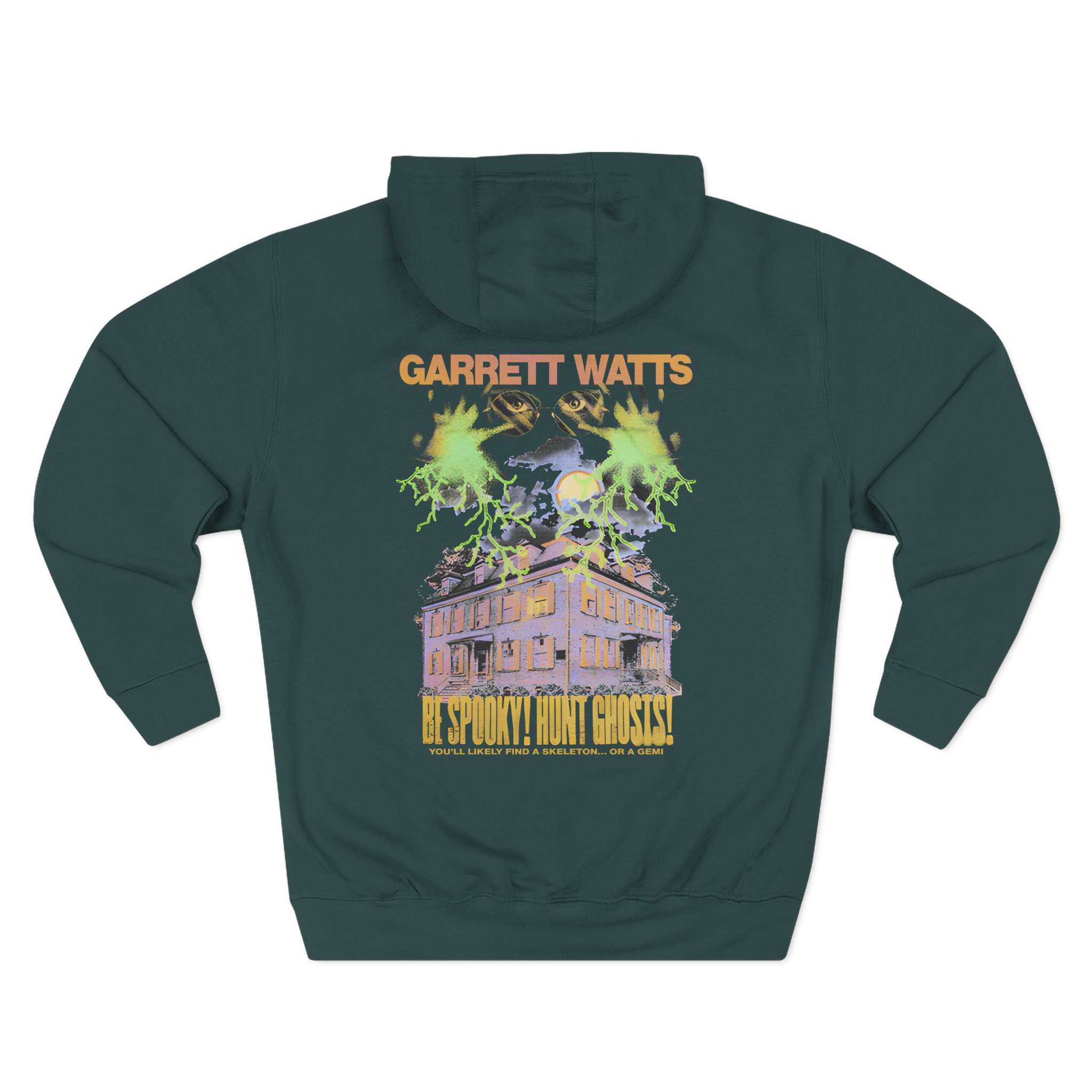 Garrett Watts Haunted Powers Three-Panel Fleece Hoodie