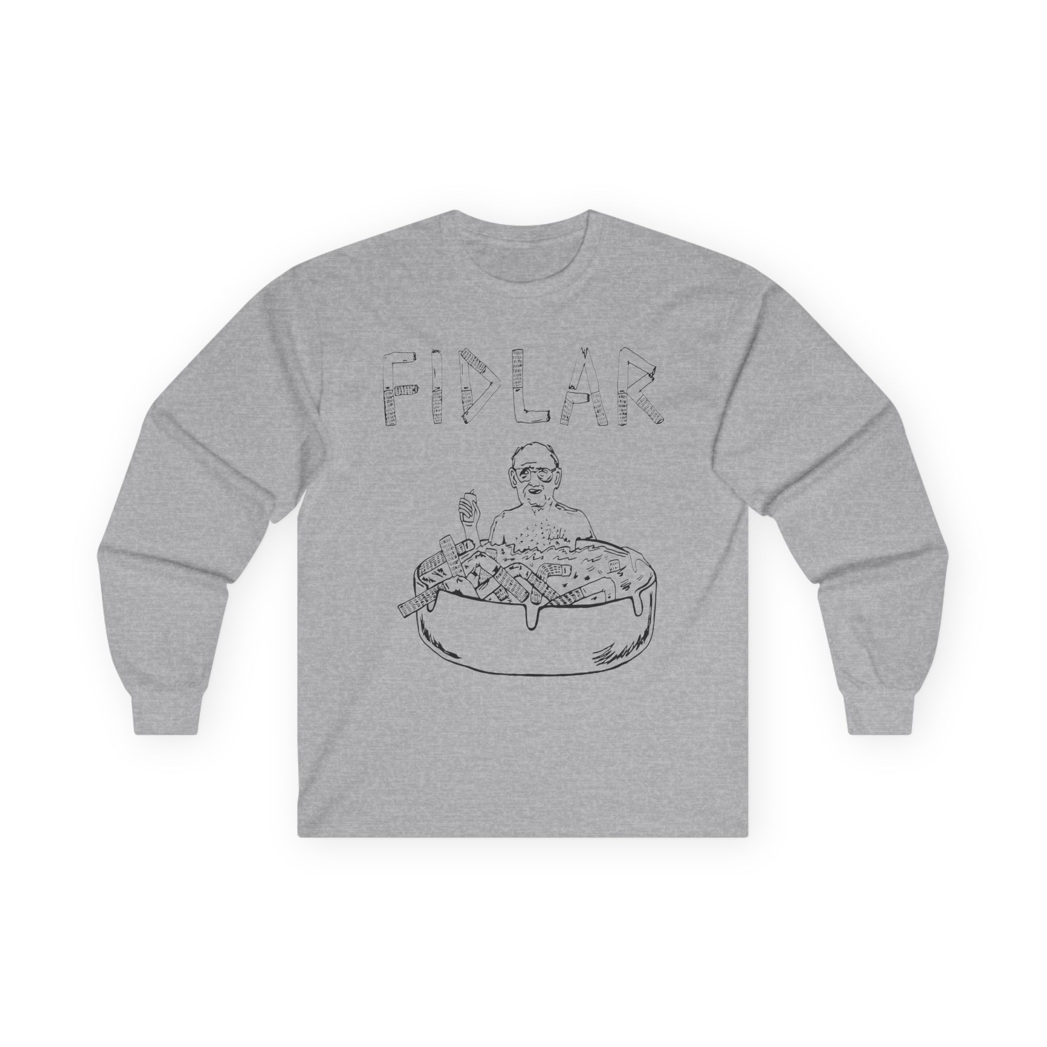 Fidlar Ashtray Unisex Ultra Cotton Long Sleeve Tee