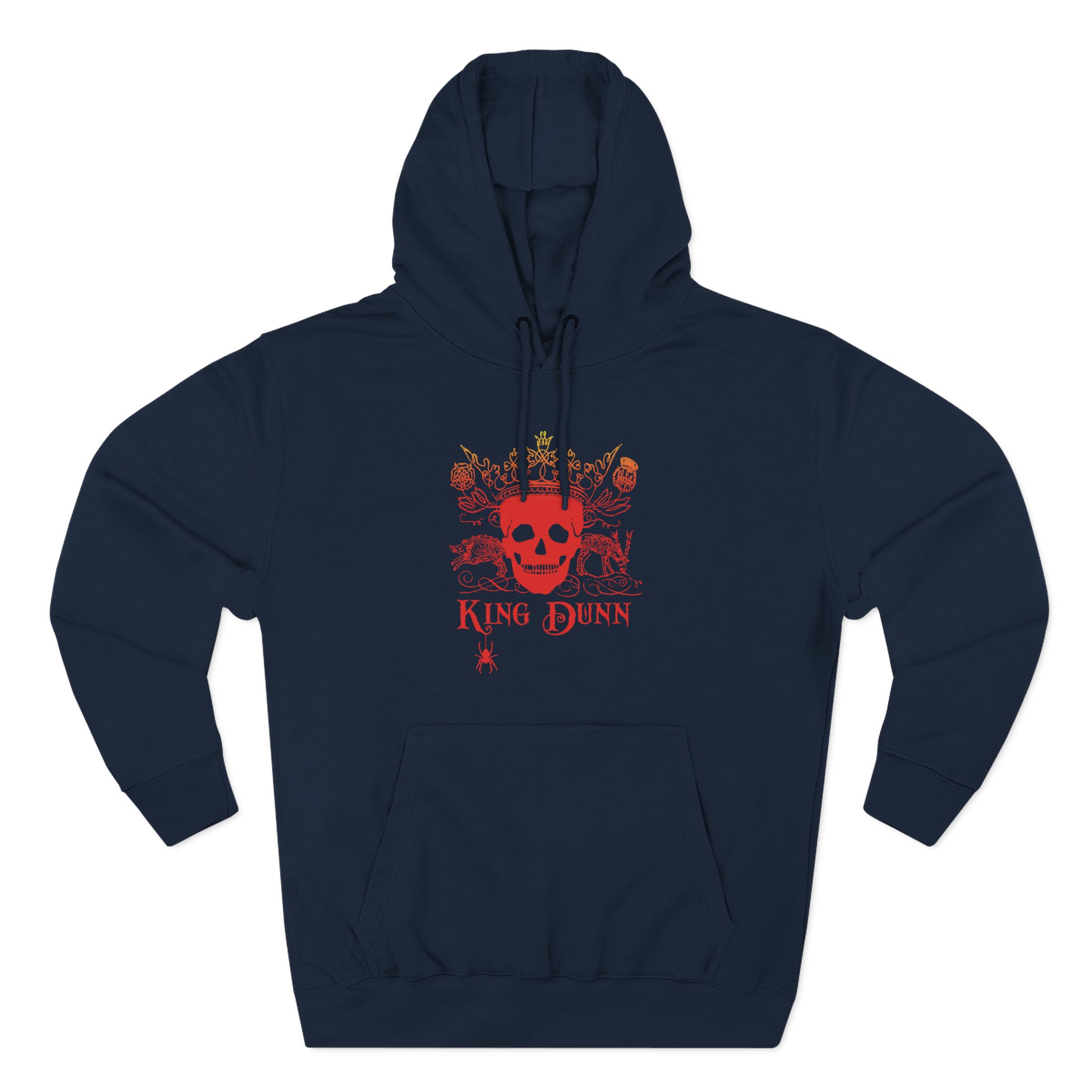 Melvins King Dunn Crown Skull Three-Panel Fleece Hoodie