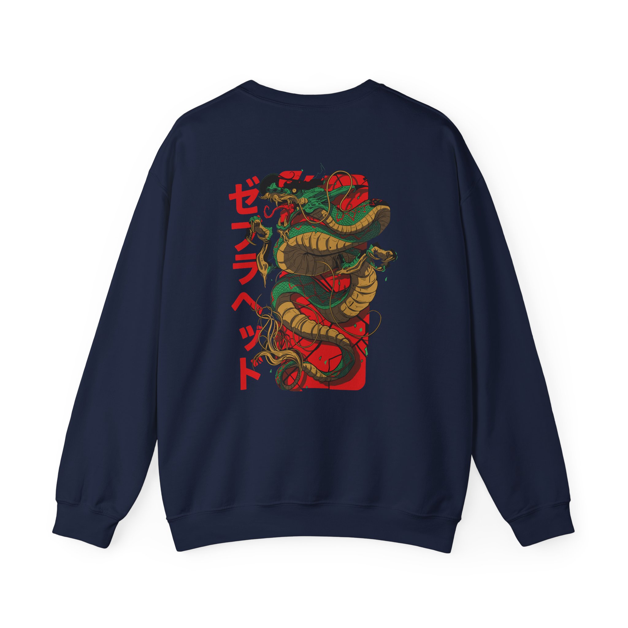 Zebrahead Japanese Dragon Unisex Heavy Blendâ„¢ Crewneck Sweatshirt