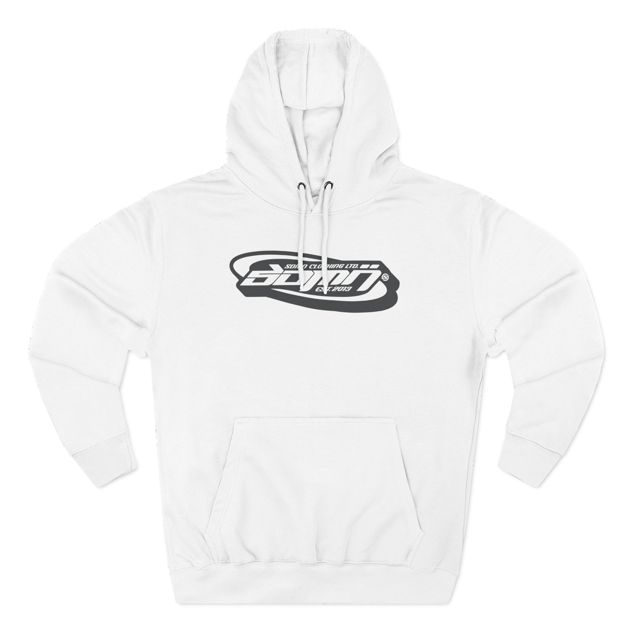 Zerkaa Y2k-orbit Three-Panel Fleece Hoodie