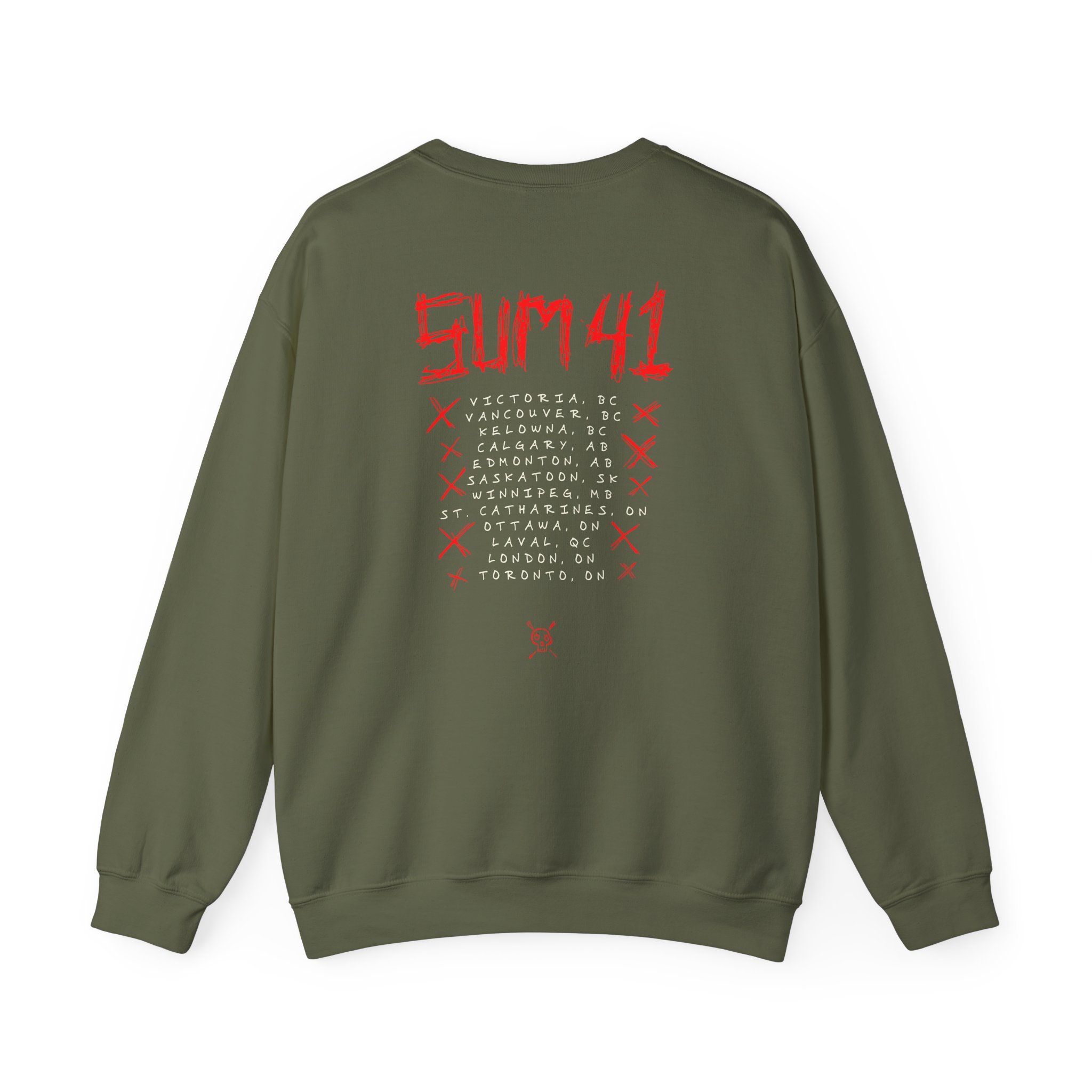Sum 41 F**k Tour Unisex Heavy Blendâ„¢ Crewneck Sweatshirt