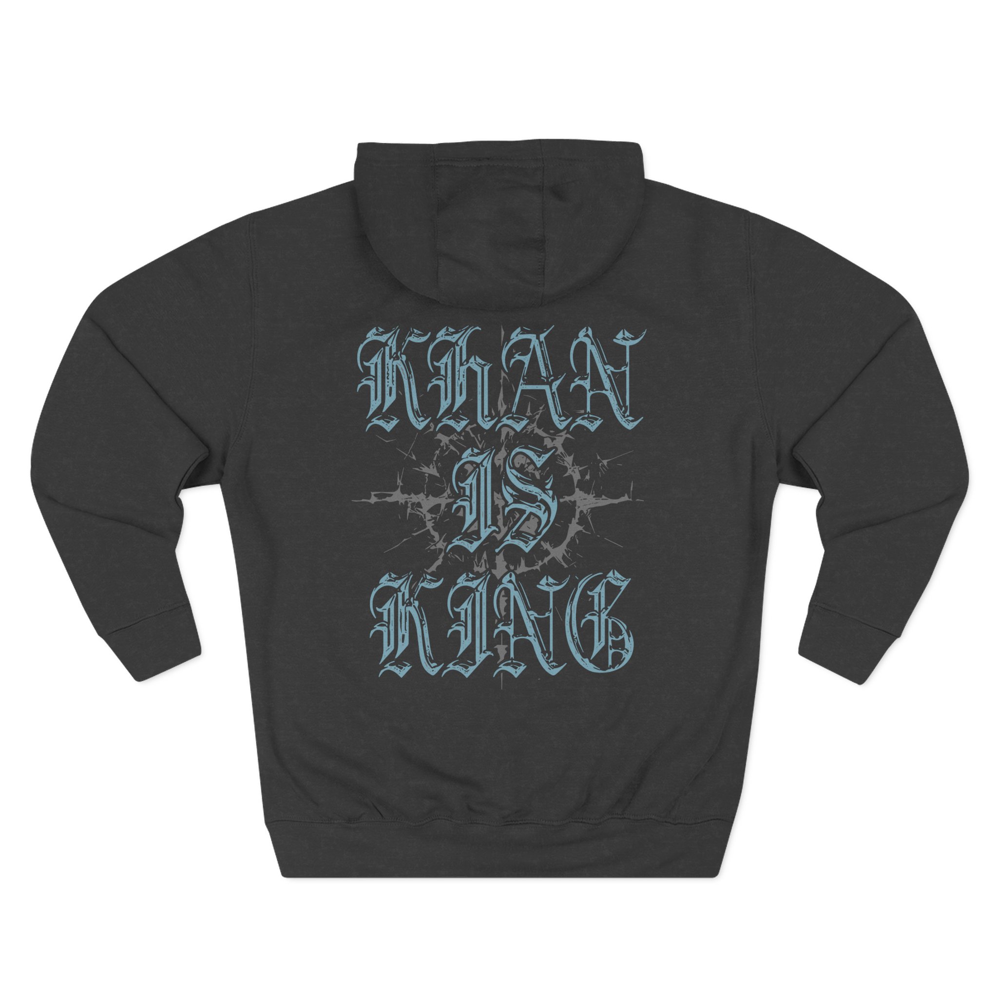 Kublai Khan is King Three-Panel Fleece Hoodie