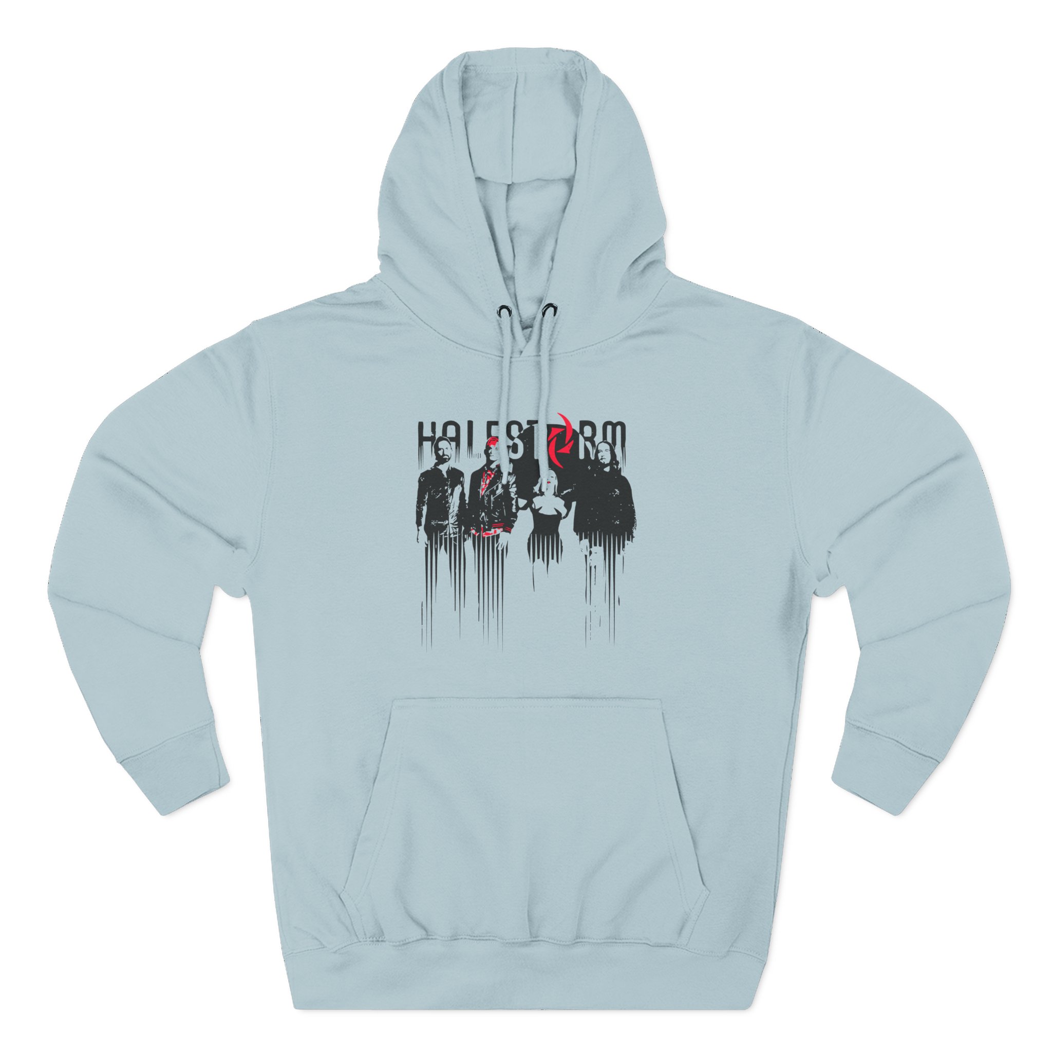 Halestorm X I Prevail Can U See Me in the Dark Three-Panel Fleece Hoodie