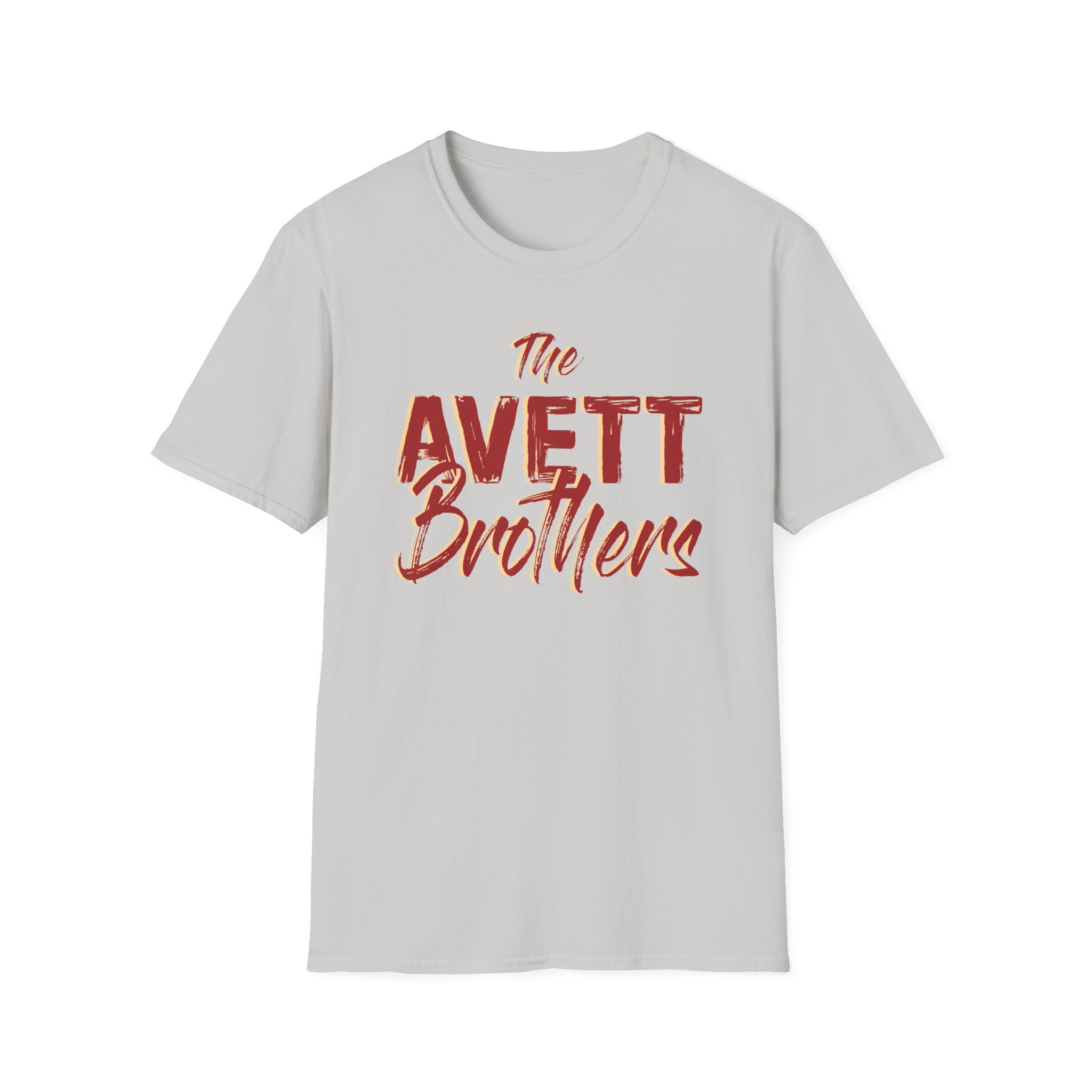 Avett Brothers Painted Sign Logo Unisex Softstyle T-Shirt