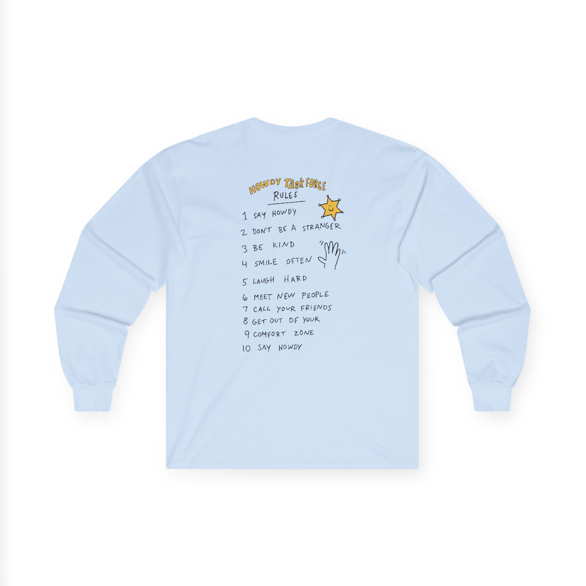 Ryan Trahan Howdy Task Force Unisex Ultra Cotton Long Sleeve Tee